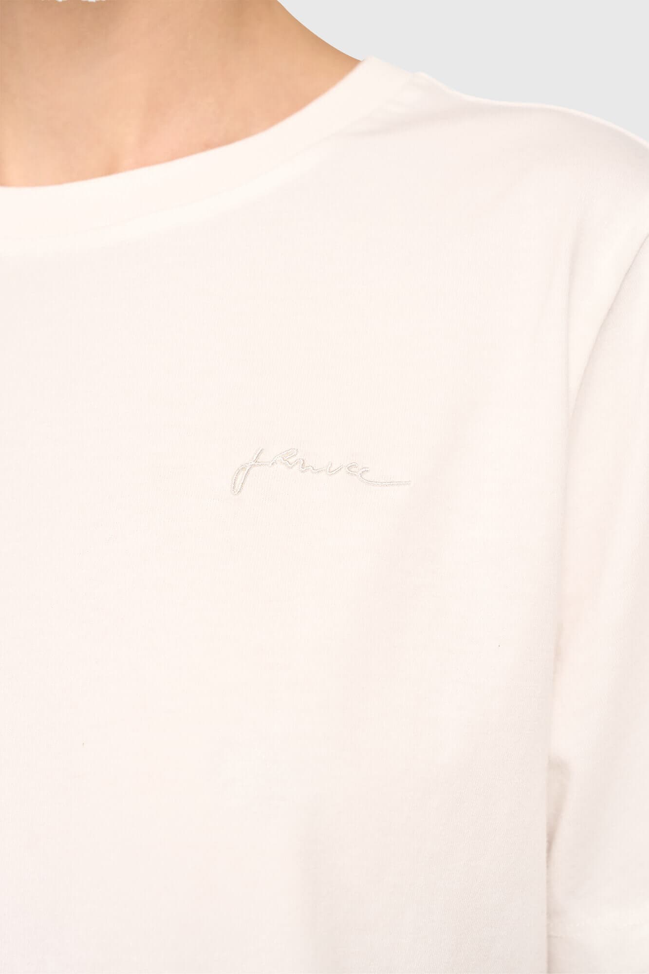 Wit Dames Shirt Rock White - 4