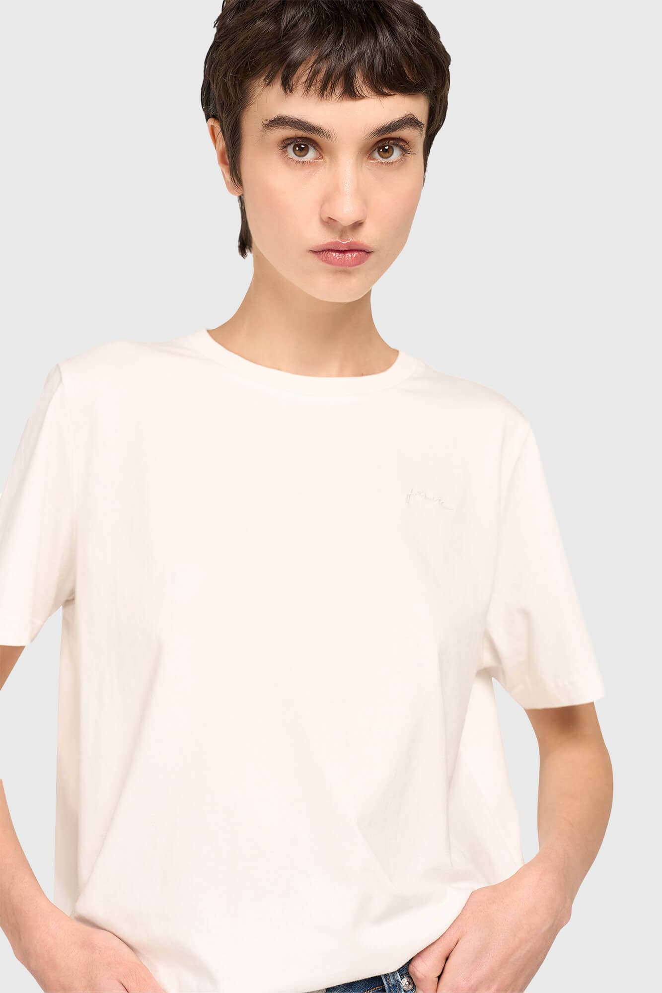 Wit Dames Shirt Rock White - alternatieve afbeelding