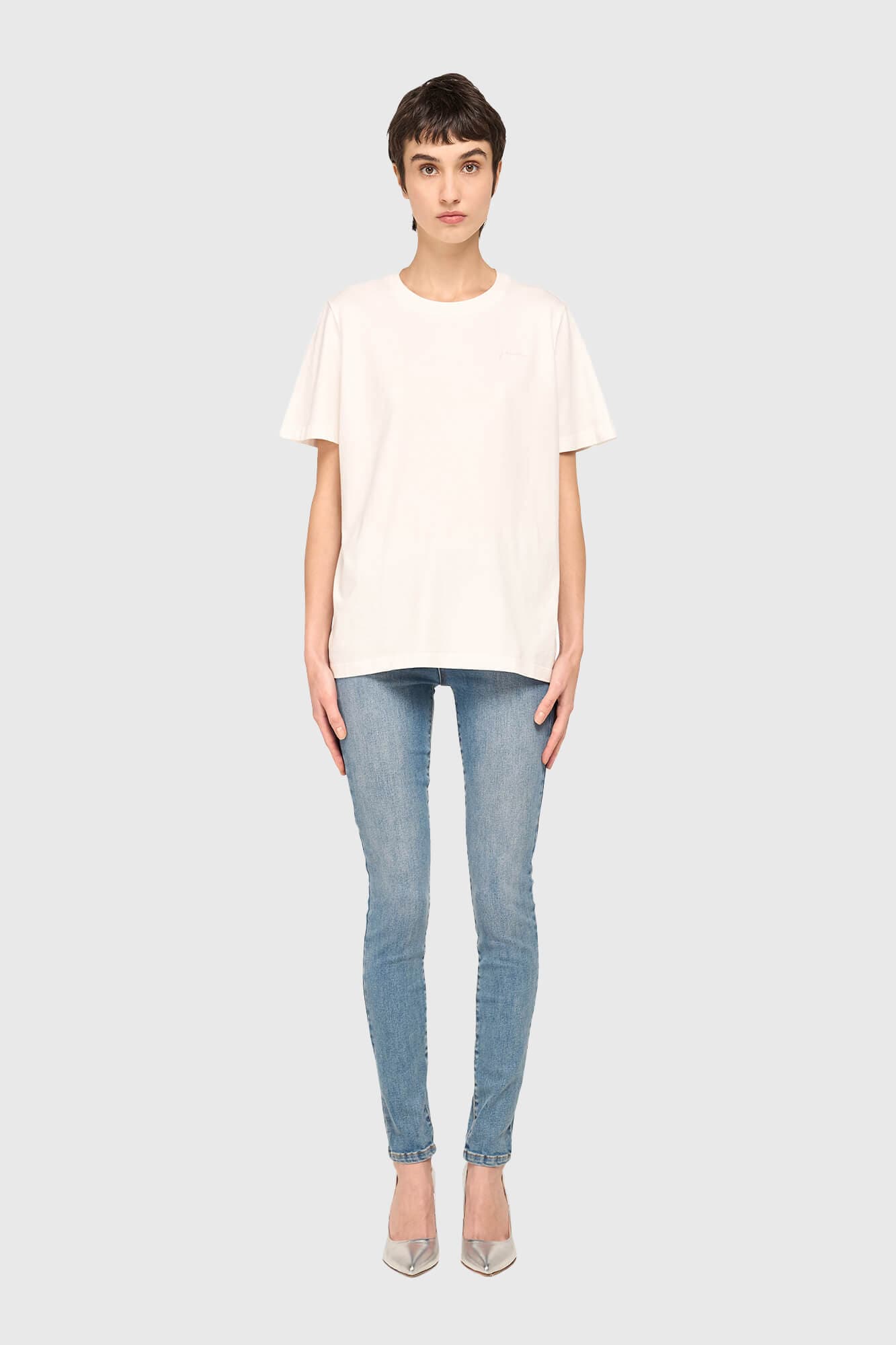 Wit Dames Shirt Rock White