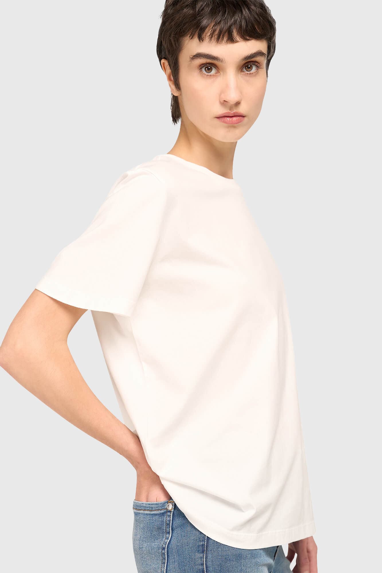 Wit Dames Shirt Rock White - 3