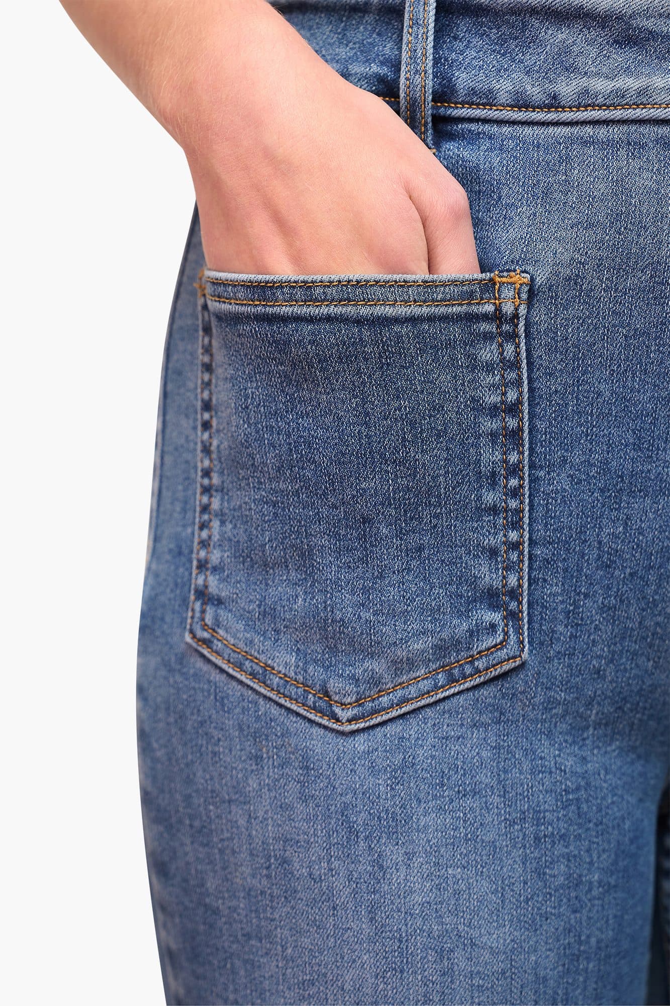 High Rise Flared Jeans Dames Jagger Blauw 422 - 3