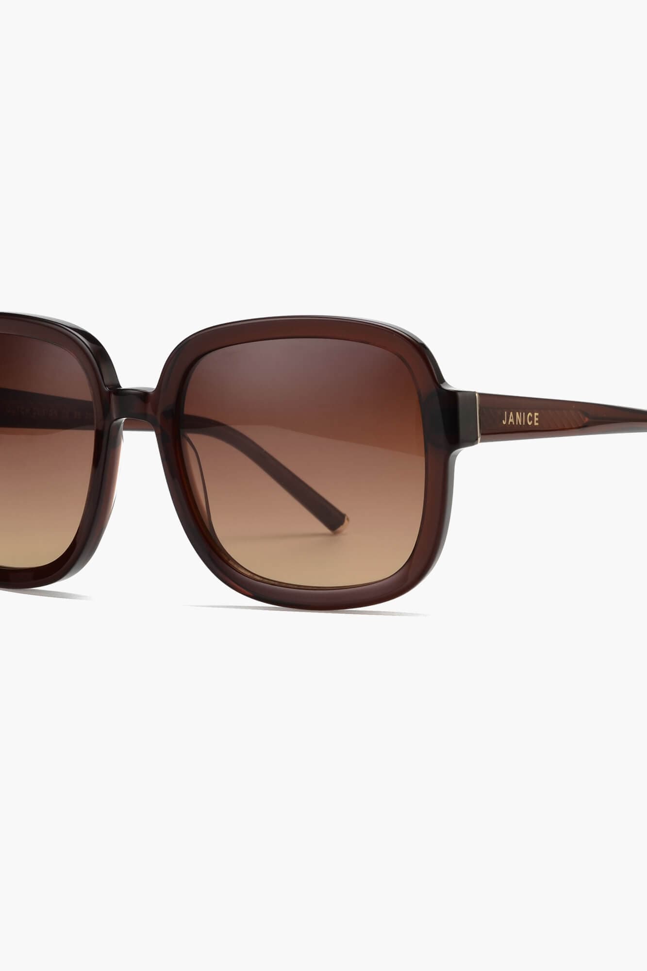 Zonnebril Dames Miller Bruin Degradé - 5