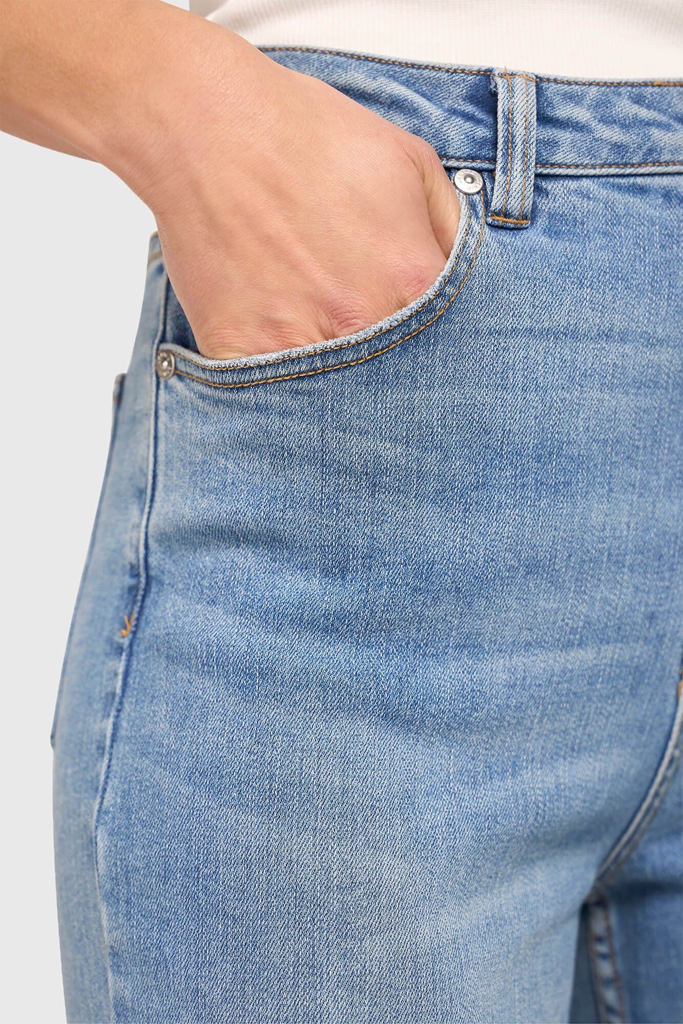 Jeans Dames Wijde Pijp Jason Blauw 323 - 5