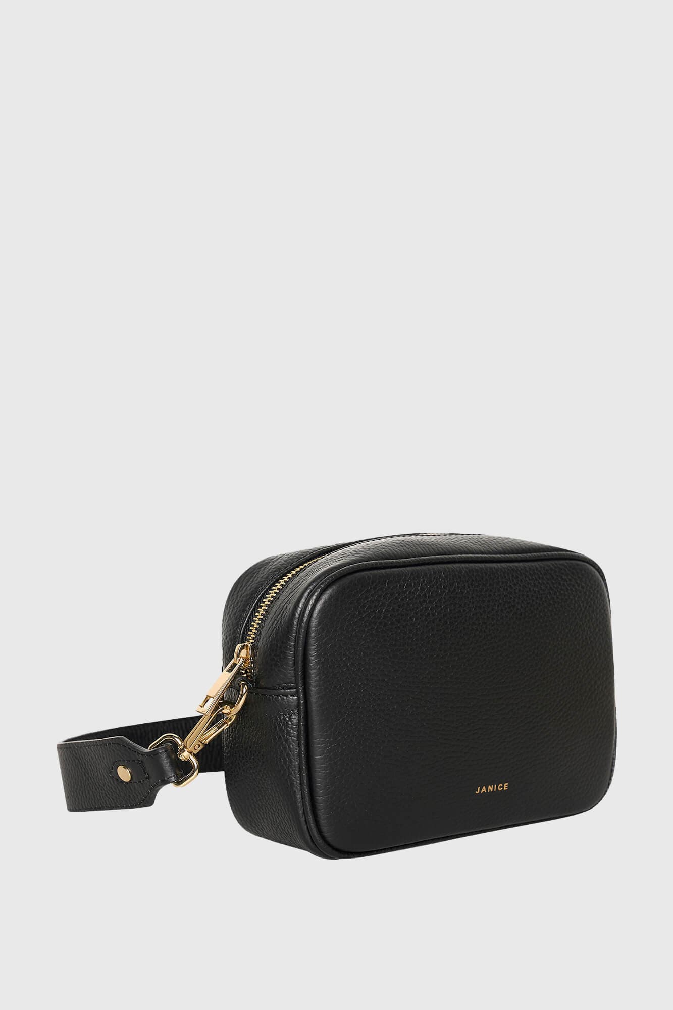 Leren Crossbody Dames Bruce Zwart - 5