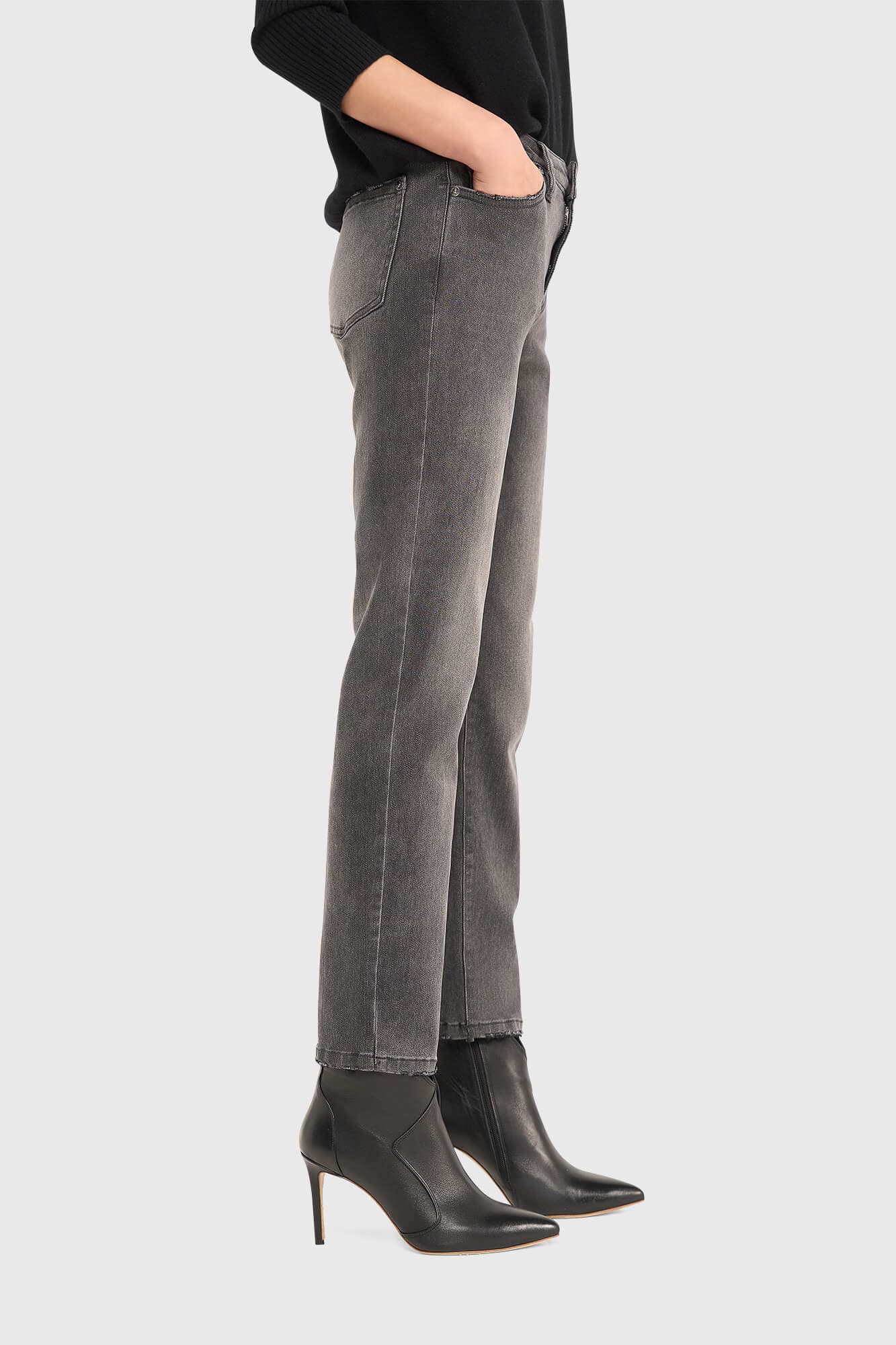 Mom Jeans Cooper Grijs 415 - alternatieve afbeelding