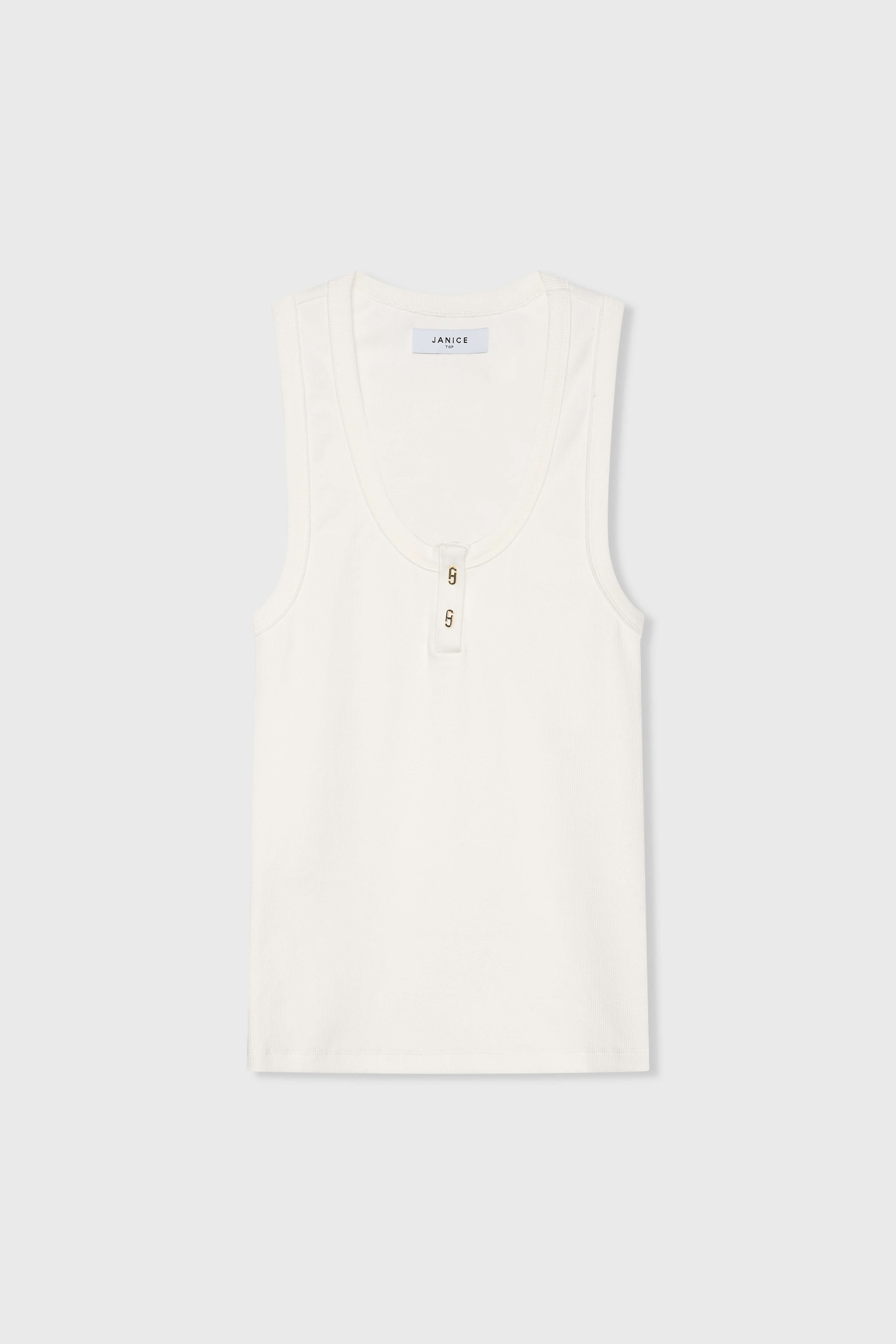 Tanktop Dames Katoen Logo Drukkers Rolf Wit - 4