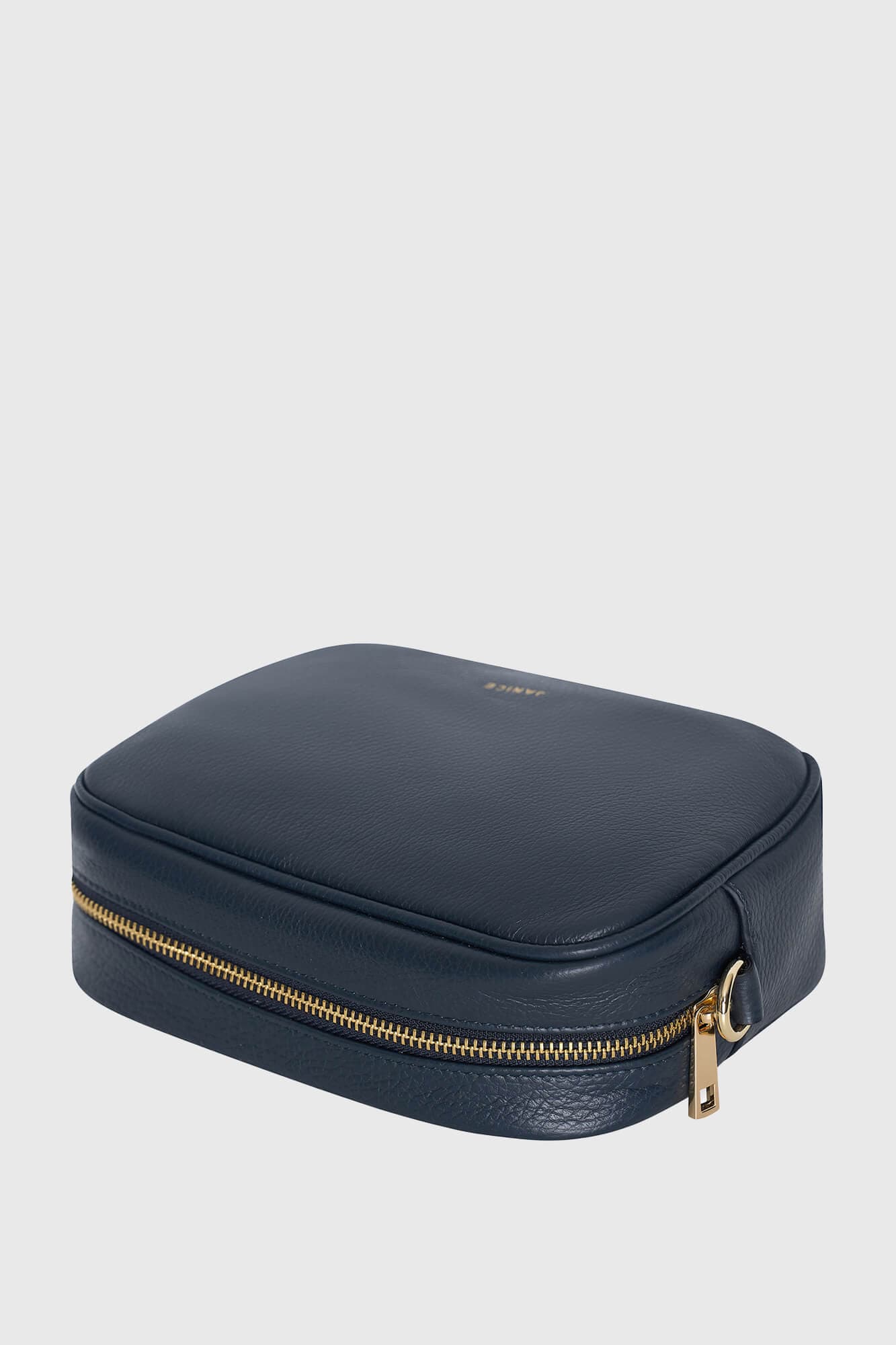Leren Crossbody Dames Bruce Navy Blue - 3