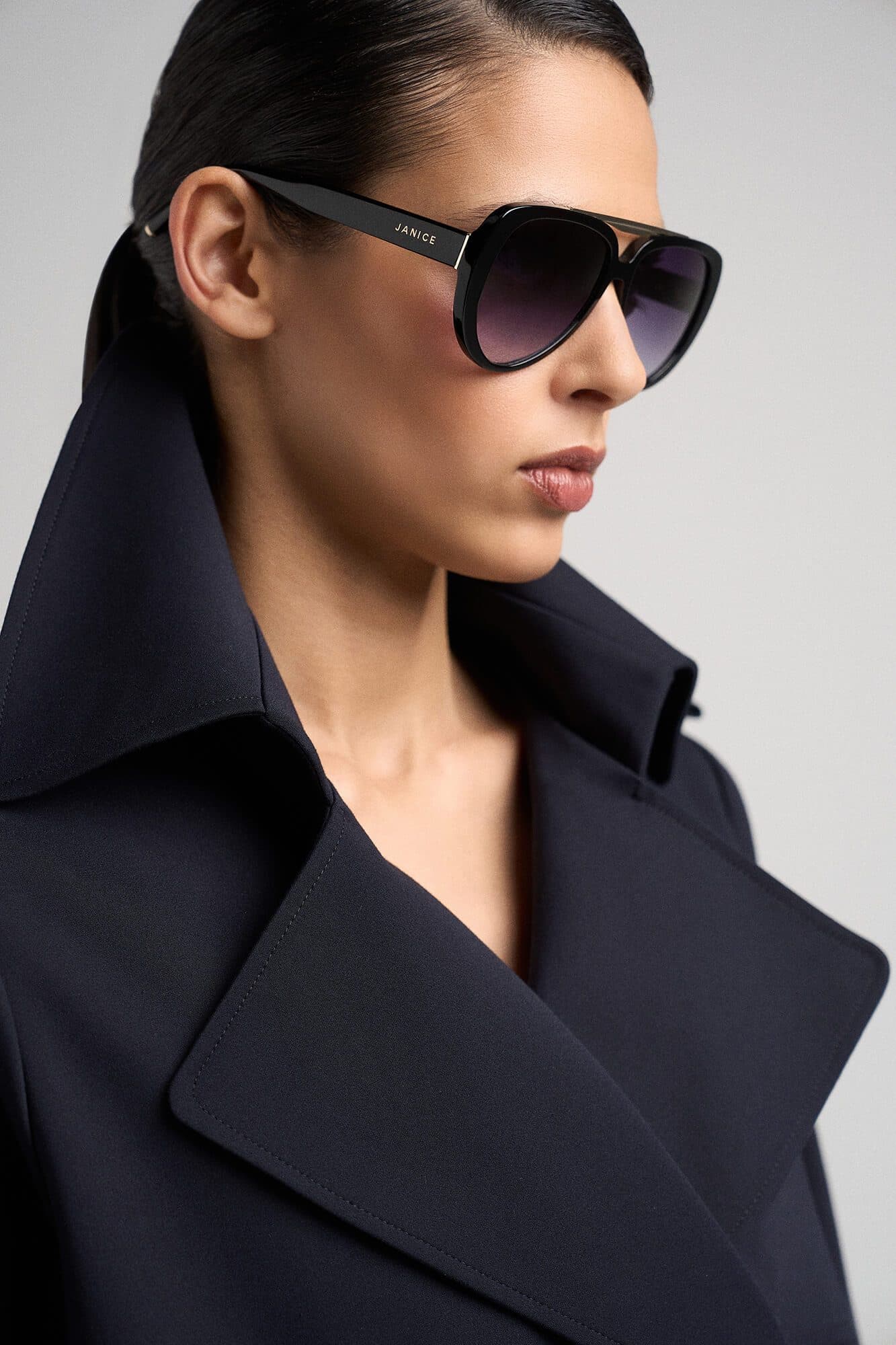 Zonnebril Dames Orlando Zwart - alternatieve afbeelding