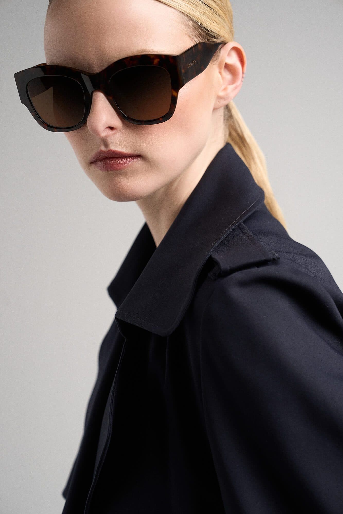 Zonnebril Dames Simon Bruin Havana - alternatieve afbeelding