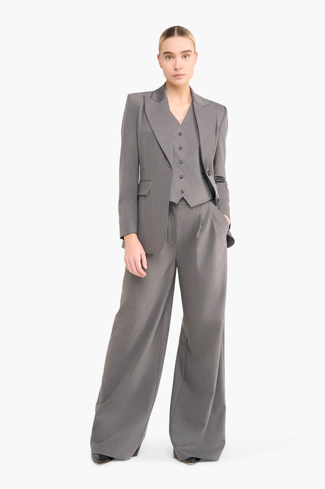 Blazer Dames Getailleerd Marcus Grijs