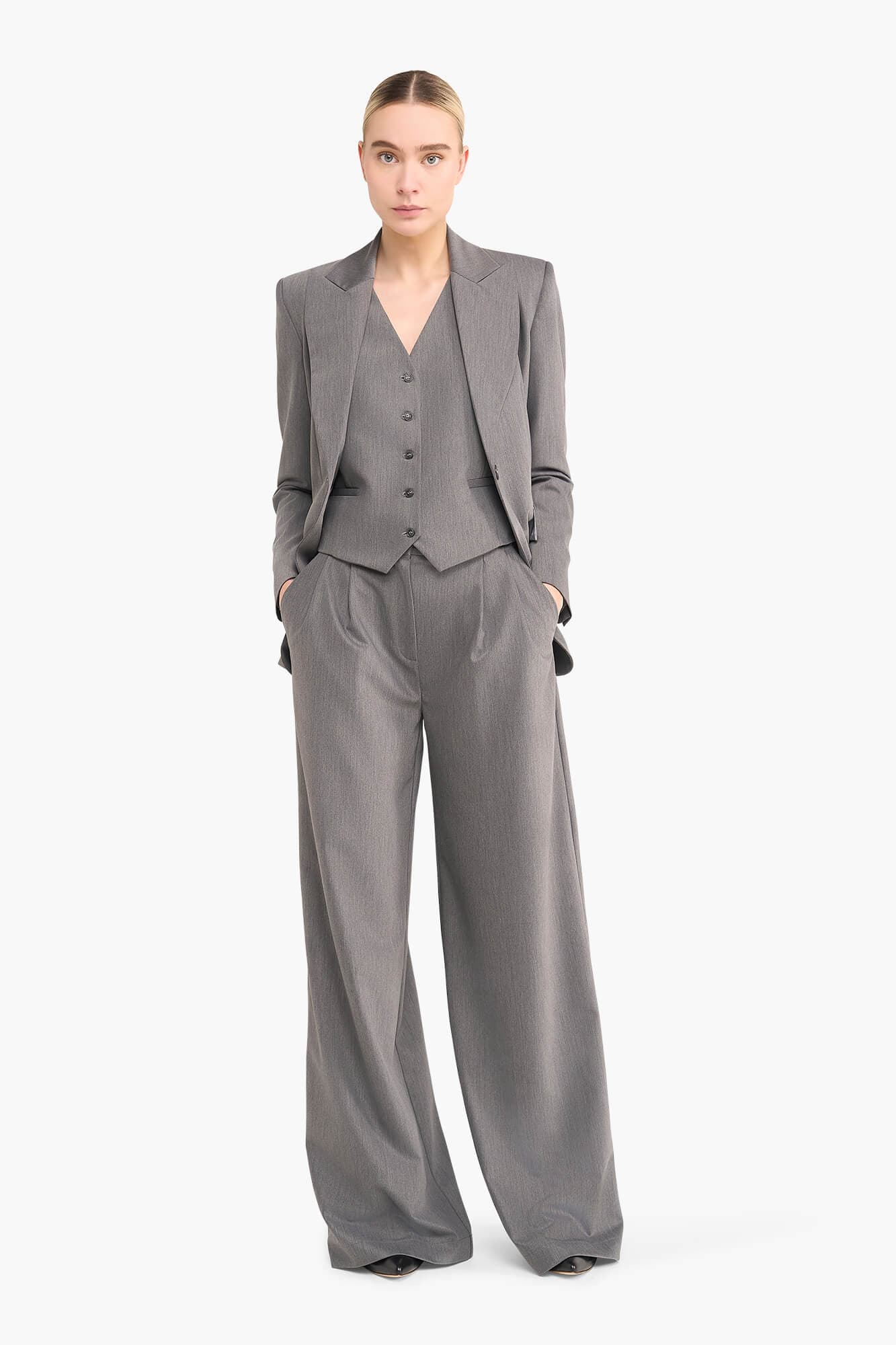 Blazer Dames Getailleerd Marcus Grijs - 4