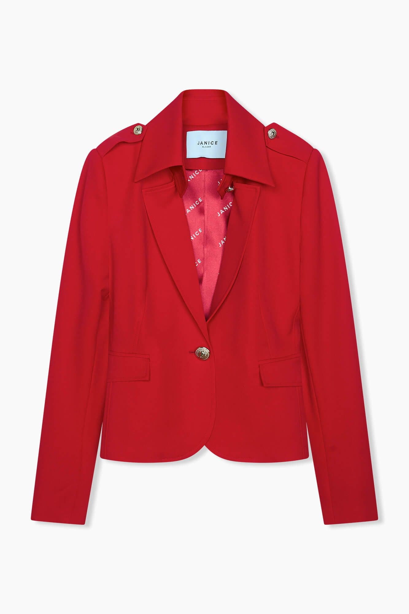 Blazer Dames Harris Red