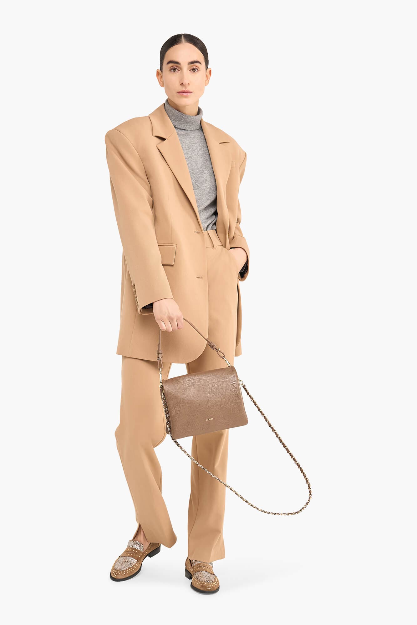 Broek Dames Splitje Marc Beige - 3