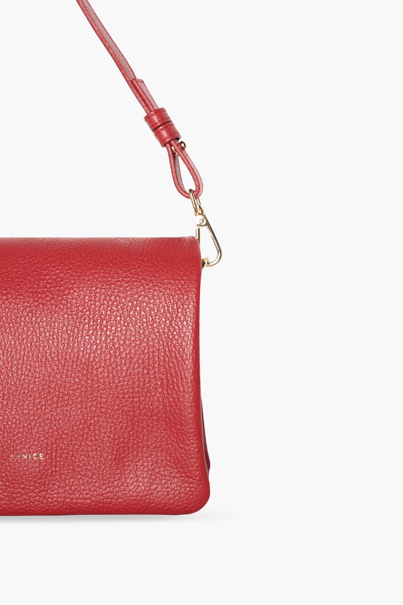 Leren Schoudertas Dames Skylar Rood - alternatieve afbeelding