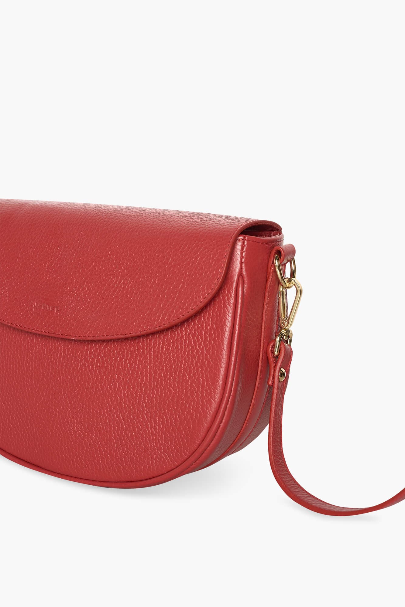 Leren Schoudertas Dames Tayler Rood - 4