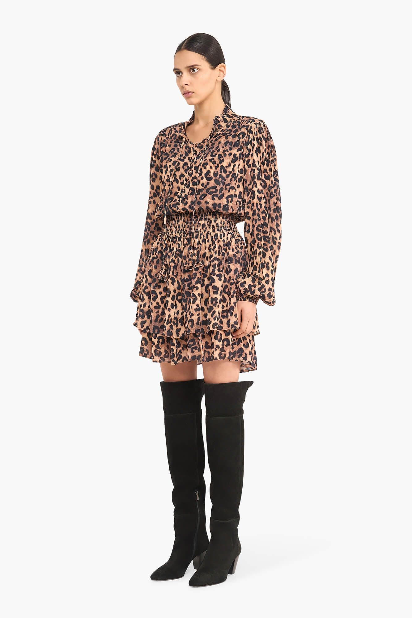 Panterprint Jurkje Elastiek Viscose Ari - 4