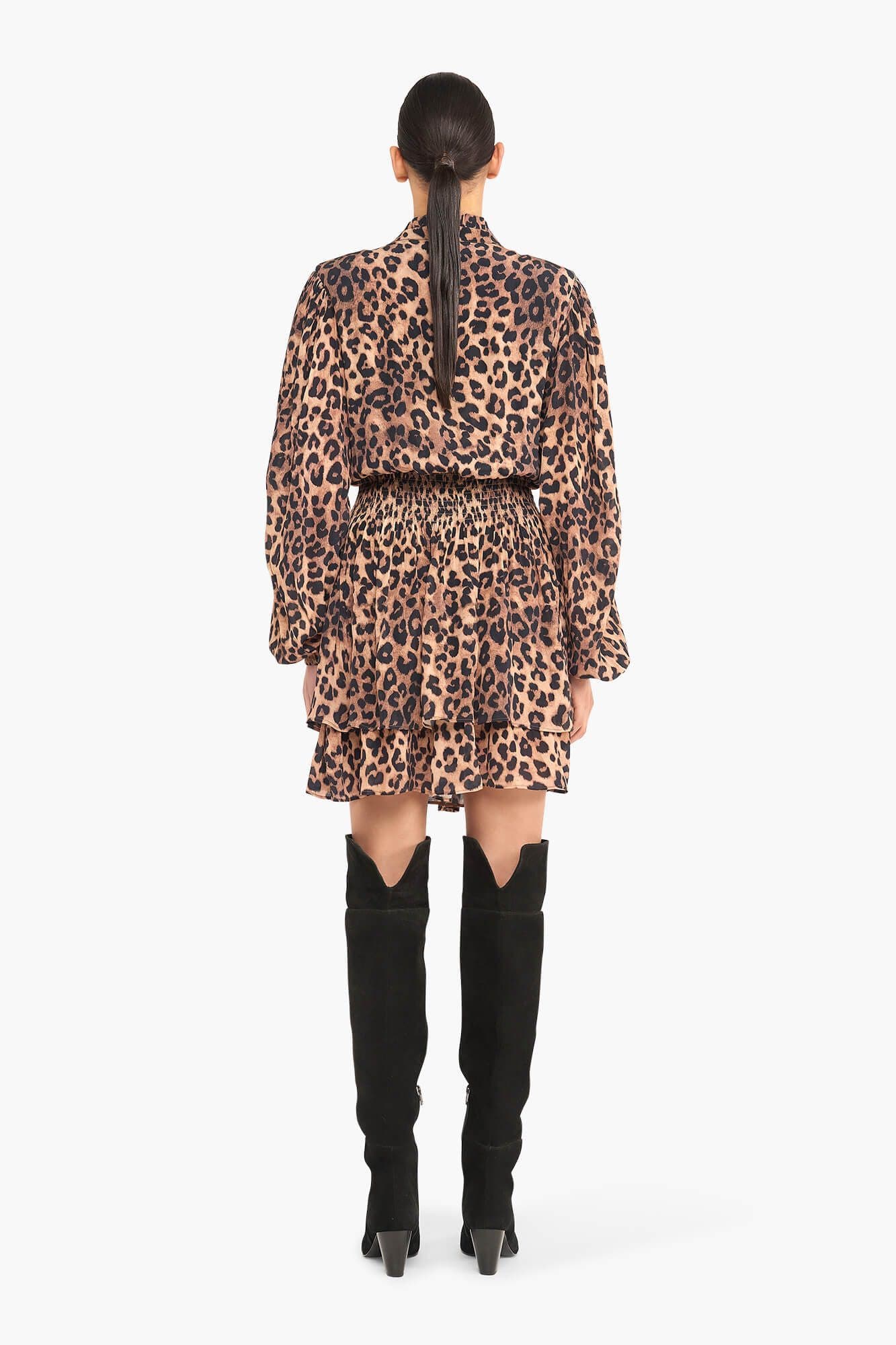 Panterprint Jurkje Elastiek Viscose Ari - 5