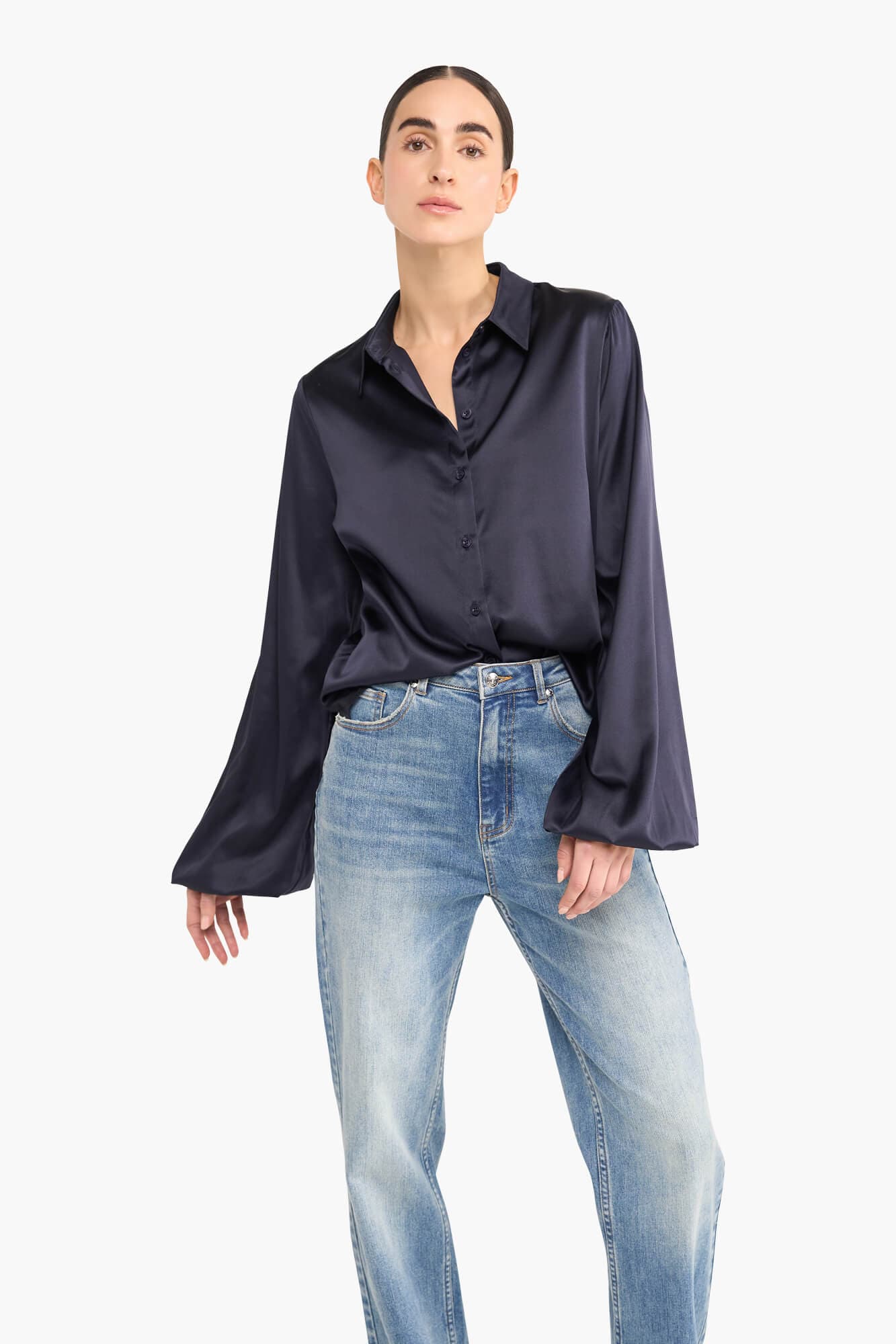 Jeans Dames Rechte Pijp Ash Blauw 920 - 4