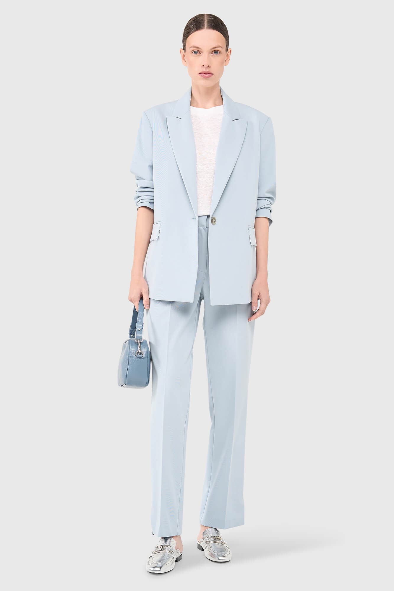 Jones Blazer Licht Blauw