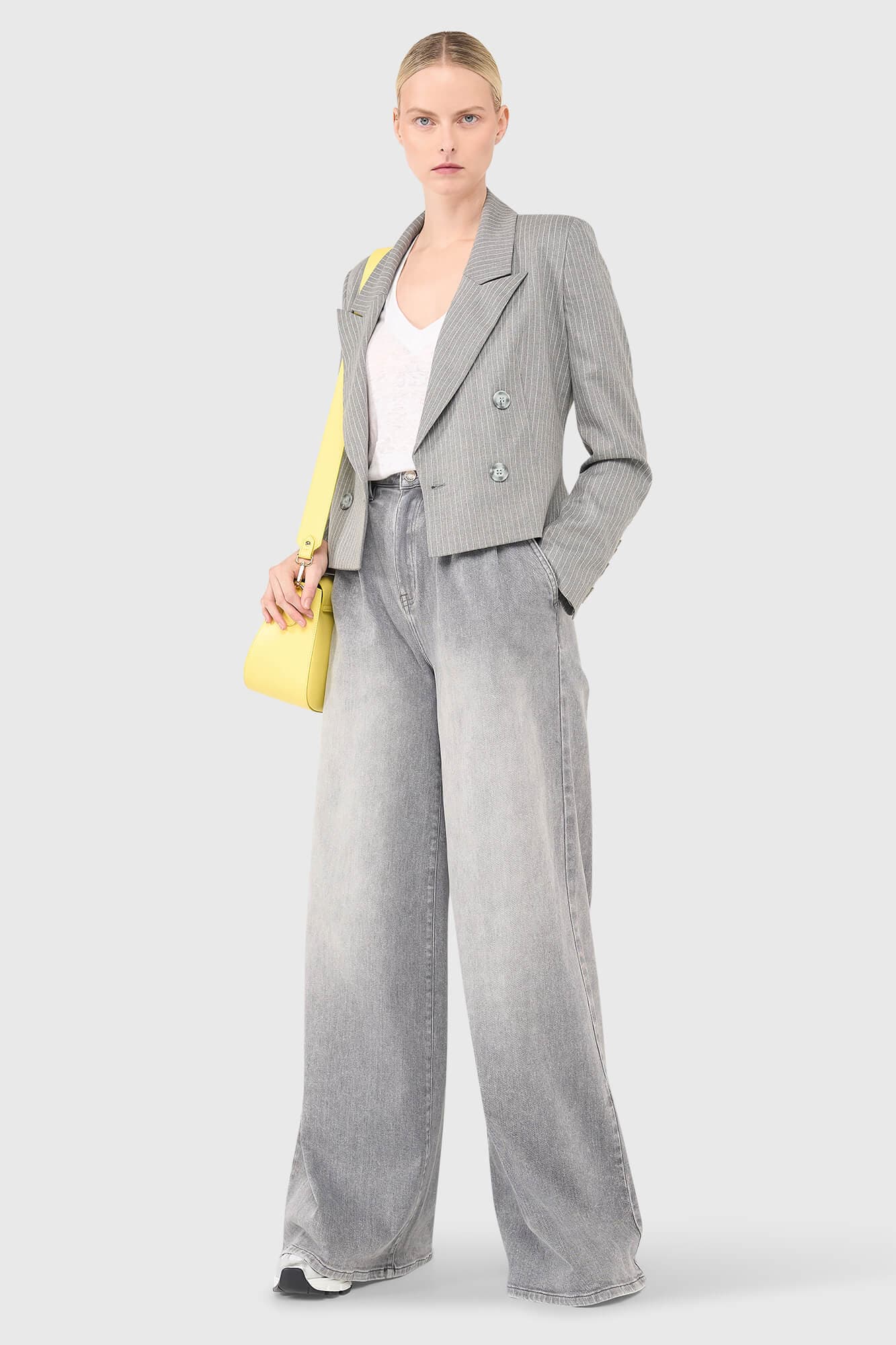 Stan Blazer Grijze Streep - 4