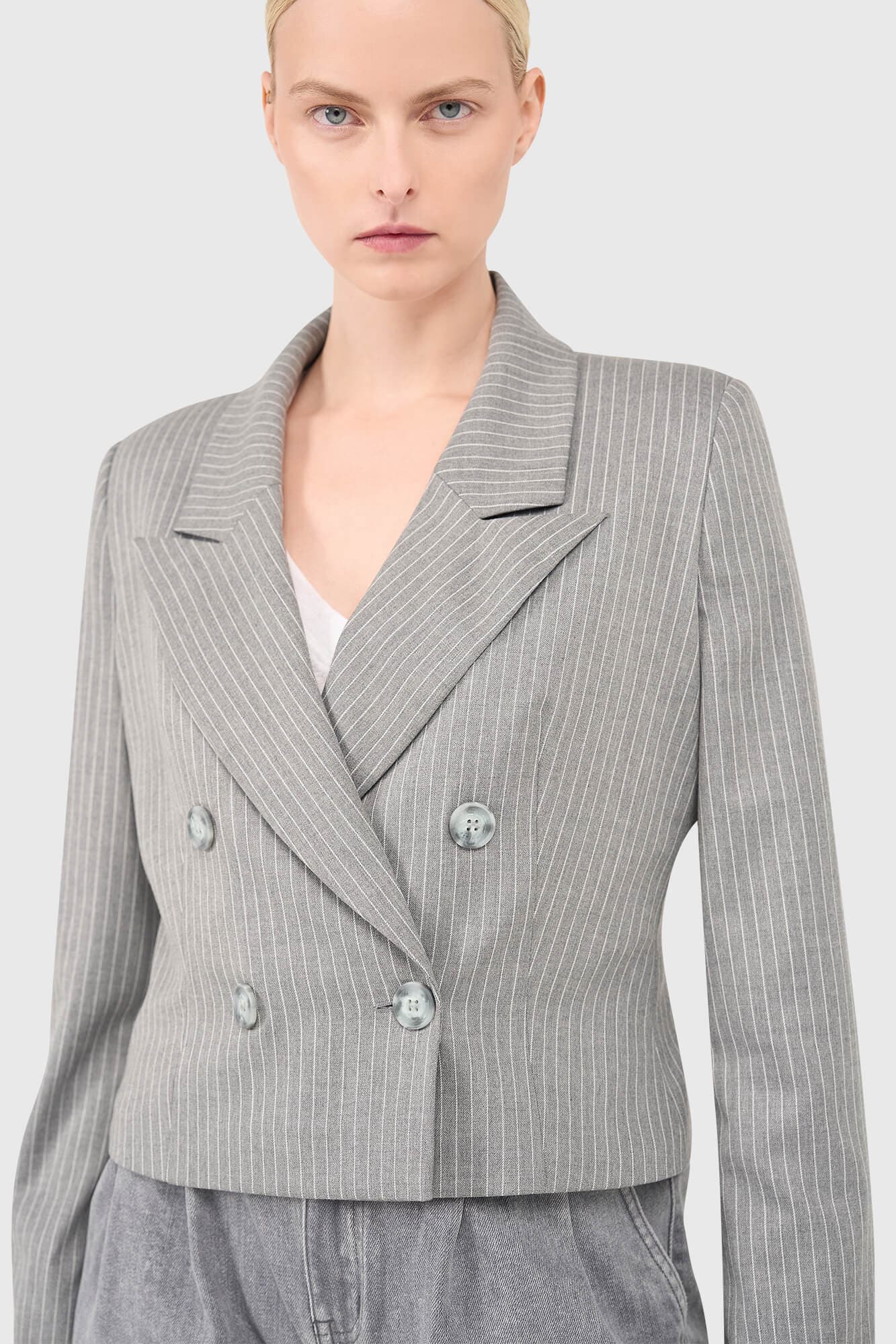 Stan Blazer Grijze Streep - alternatieve afbeelding
