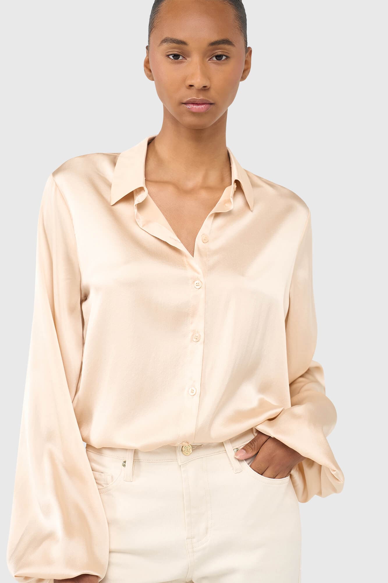 Abe Blouse Goud - alternatieve afbeelding