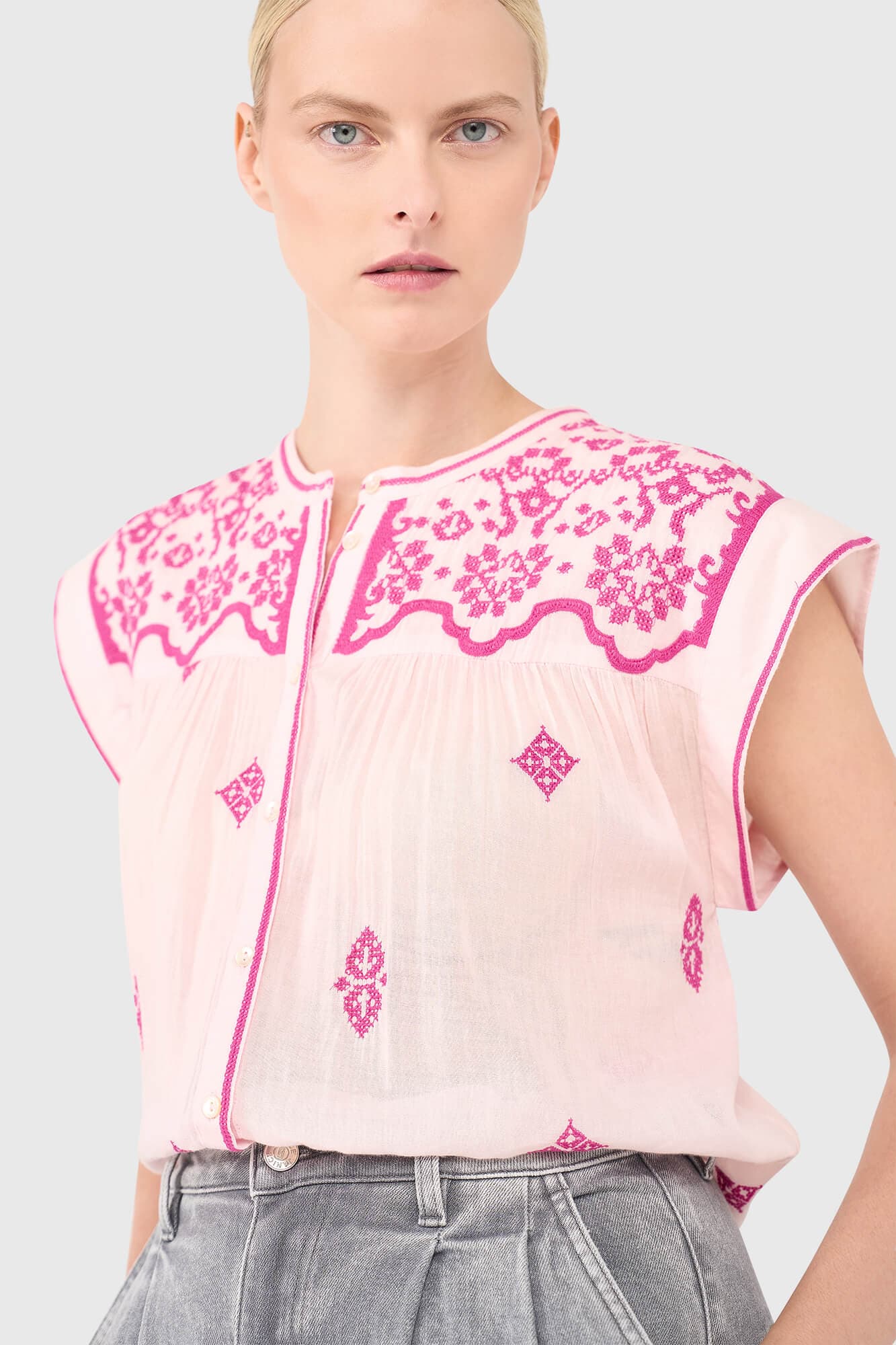Jace Blouse Roze - alternatieve afbeelding