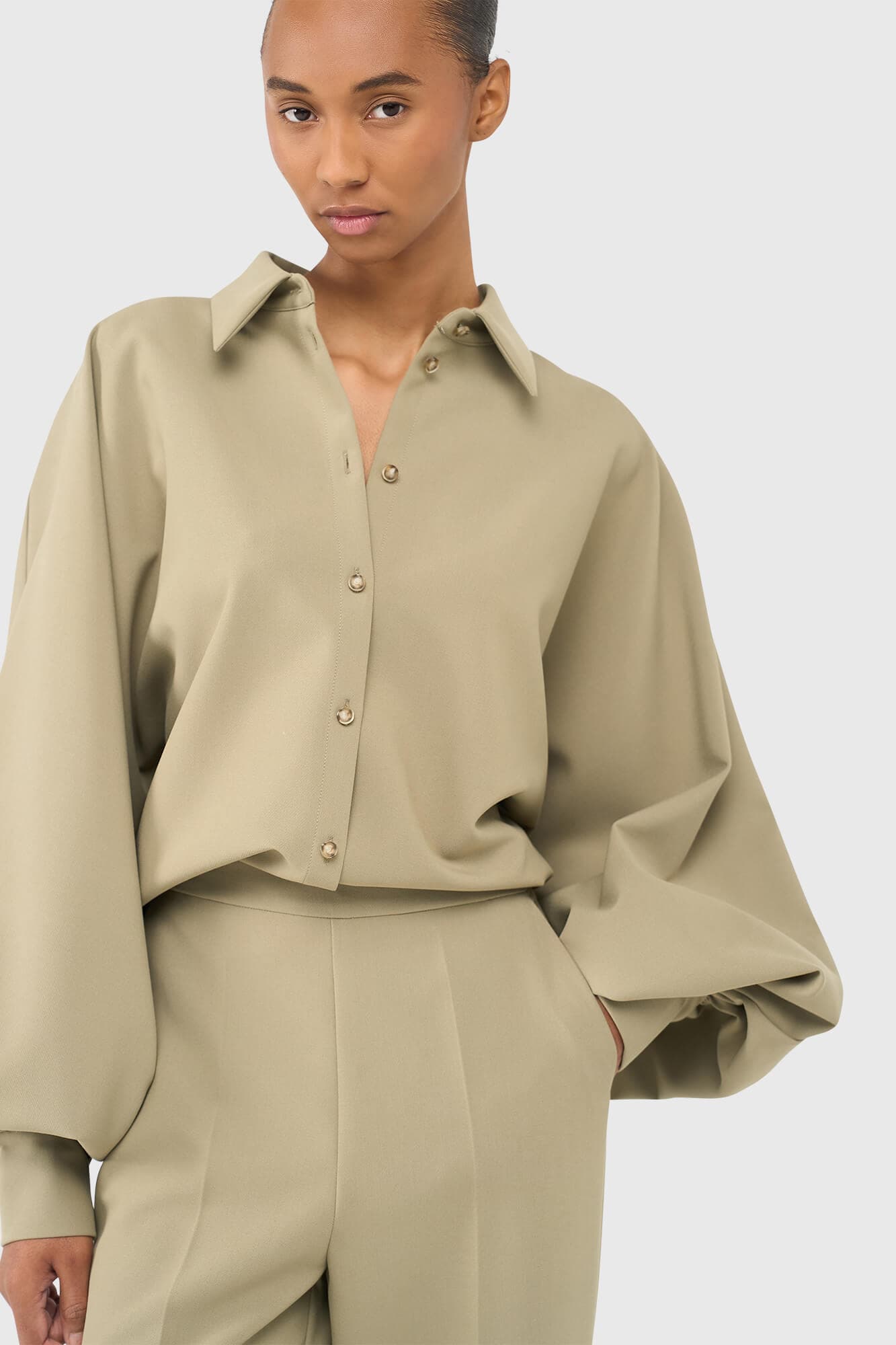 Stone Blouse Groen - alternatieve afbeelding