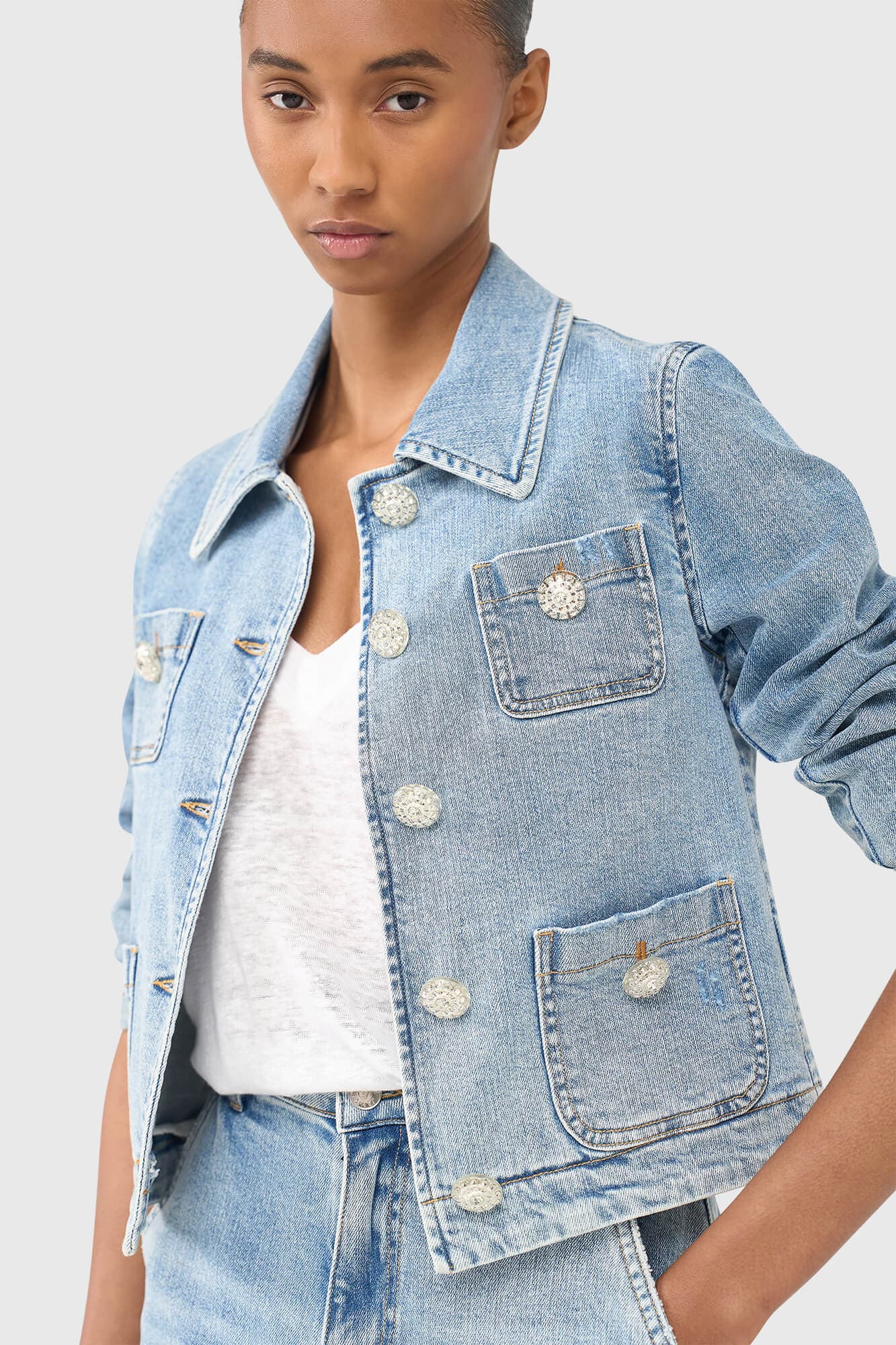 Tatum Spijkerjack Denim - alternatieve afbeelding