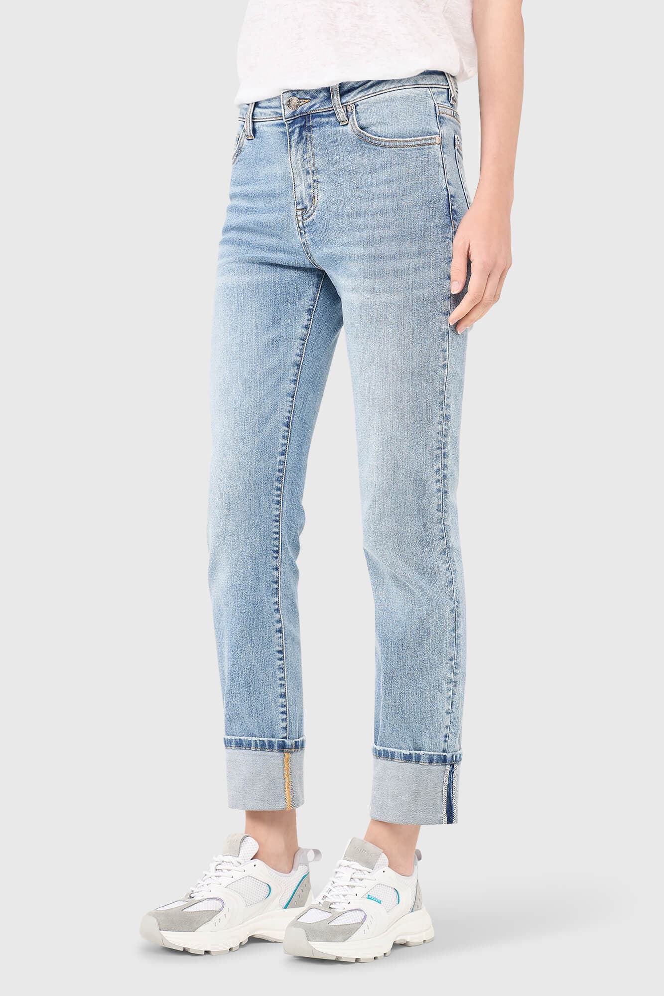 Cooper Jeans Turnup Blauw 435 - alternatieve afbeelding
