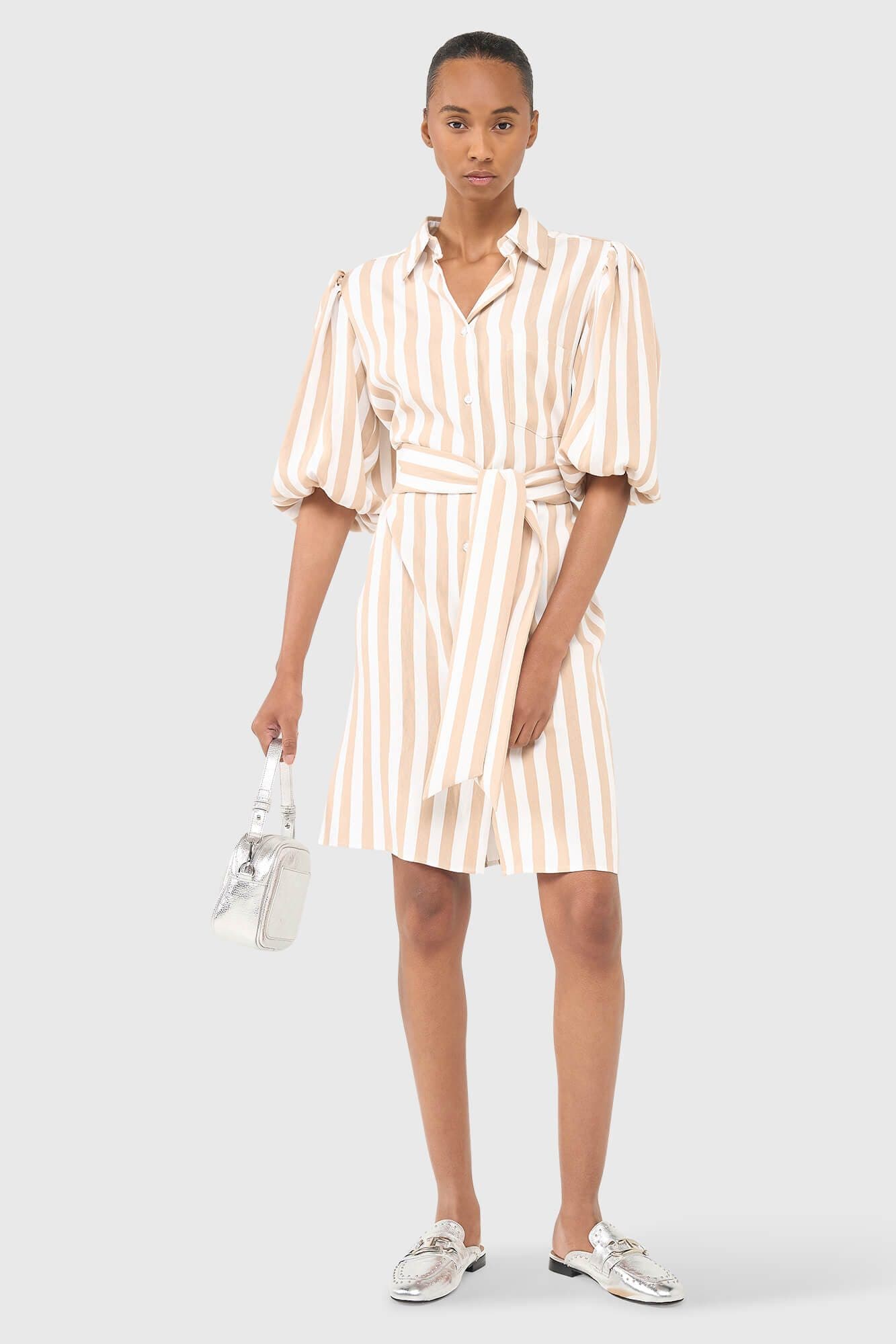 Gavin Jurk Beige Streep - 4