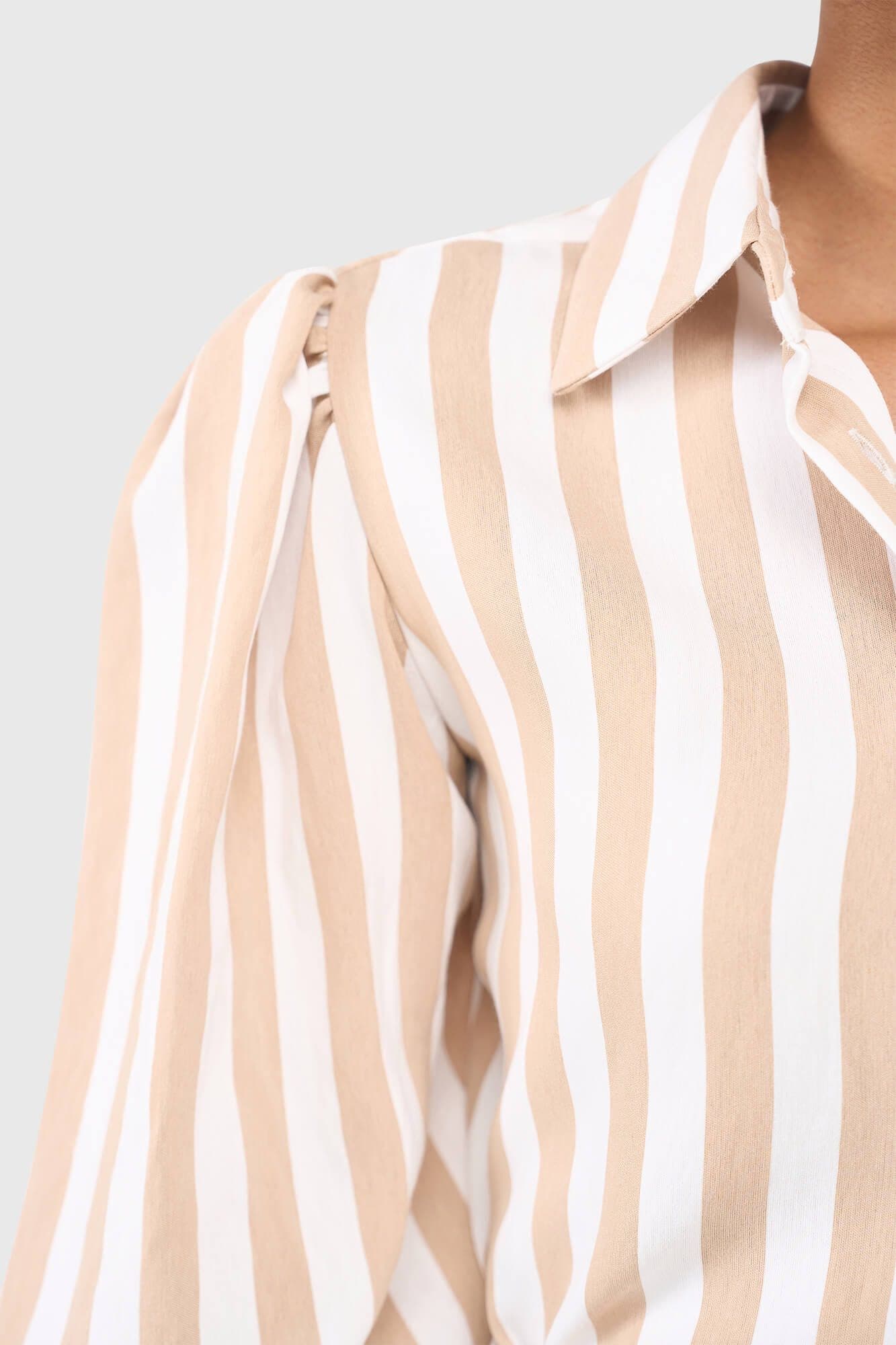 Gavin Jurk Beige Streep - 3