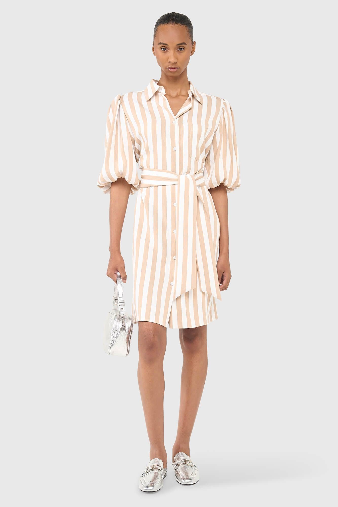 Gavin Jurk Beige Streep