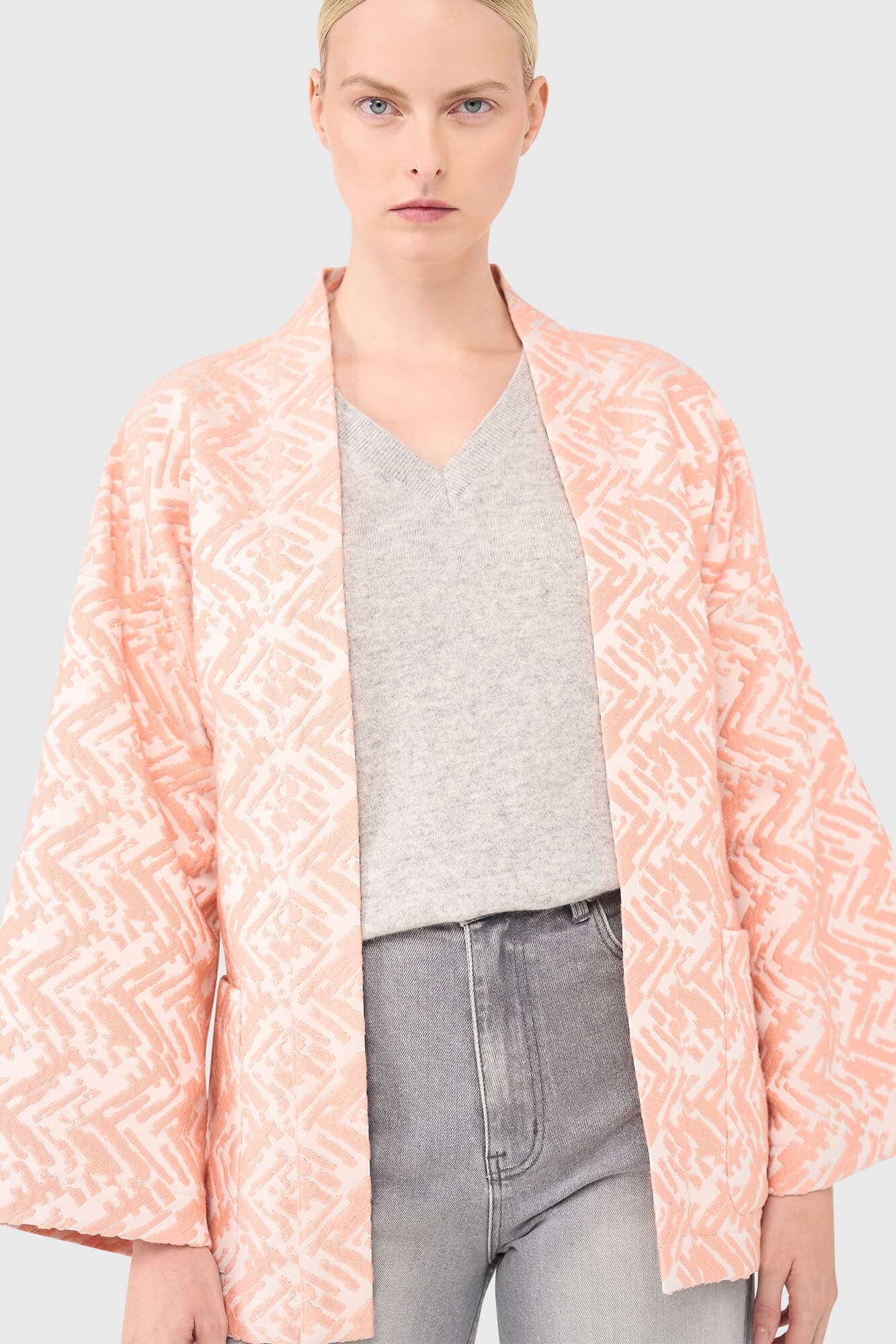 Preston Kimono Jas Peach - alternatieve afbeelding
