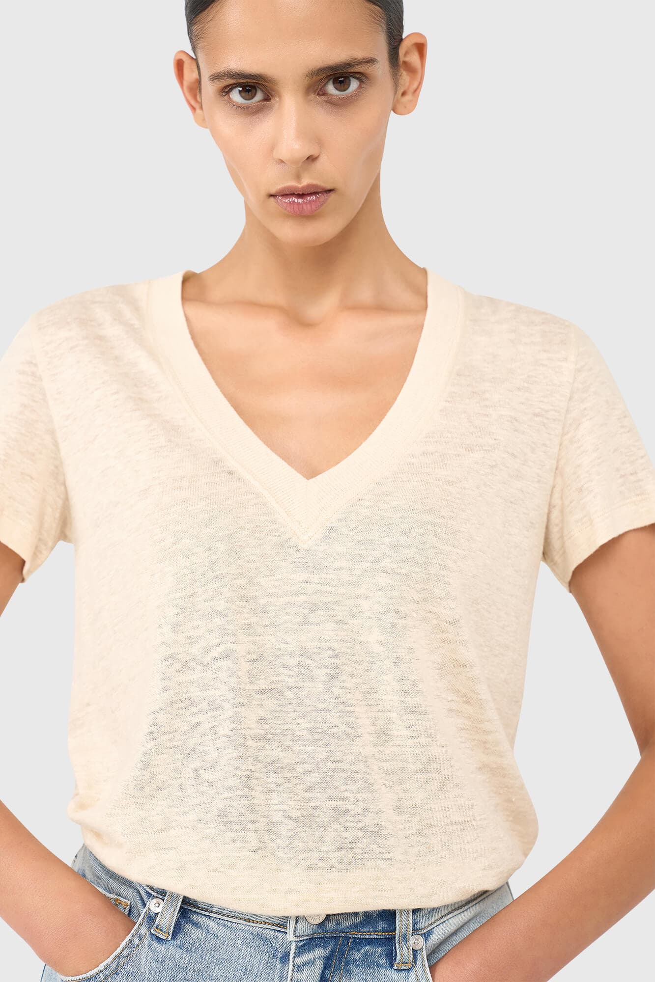 Lee Shirt Beige - alternatieve afbeelding
