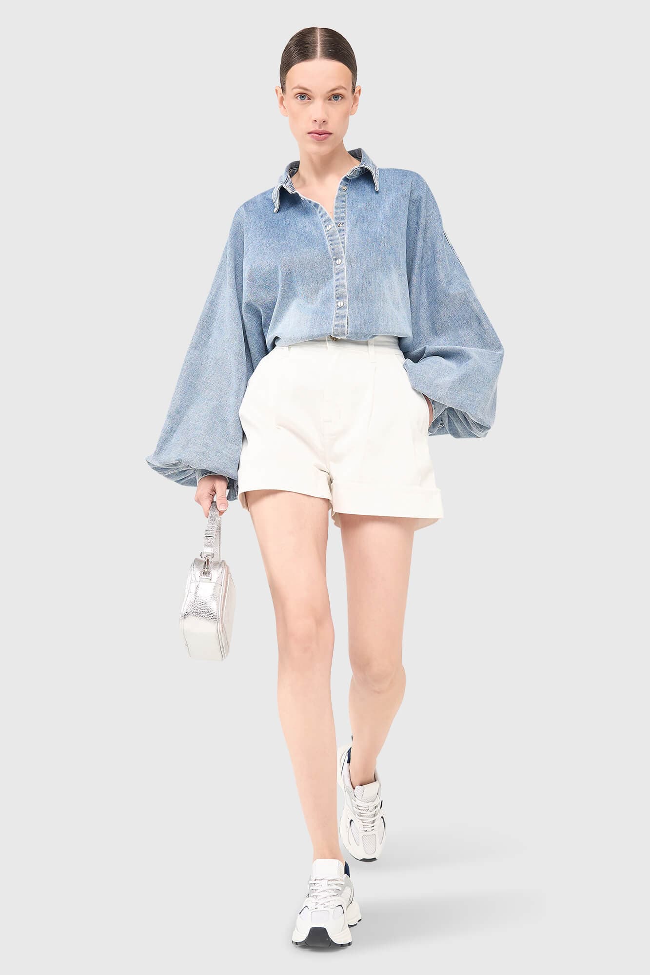 Arthur Denim Shorts Off White 000 - 5