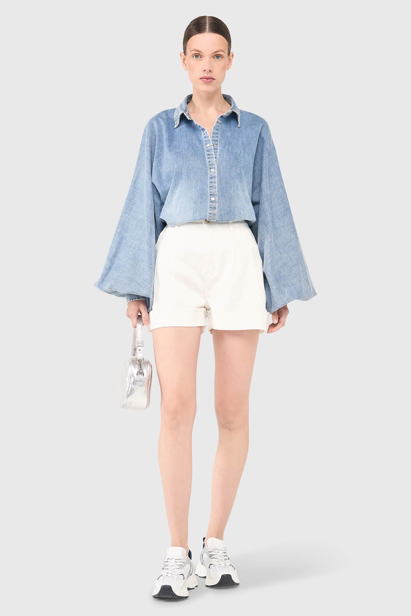 Arthur Denim Shorts Off White 000