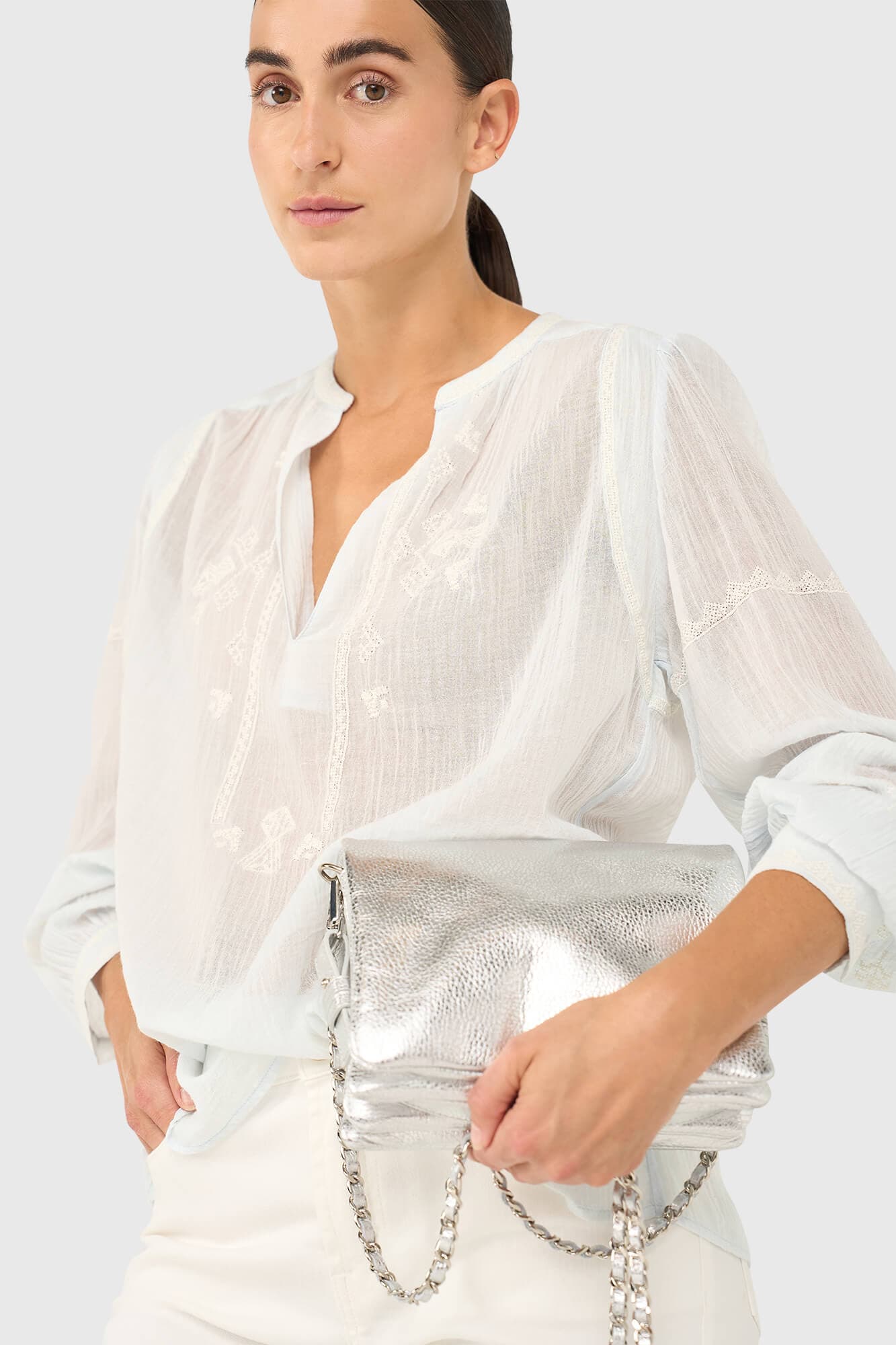 Skylar Tas Zilver - alternatieve afbeelding