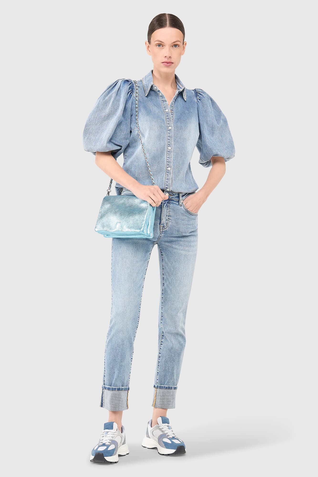 Lars Blouse Blauw 435 - 4