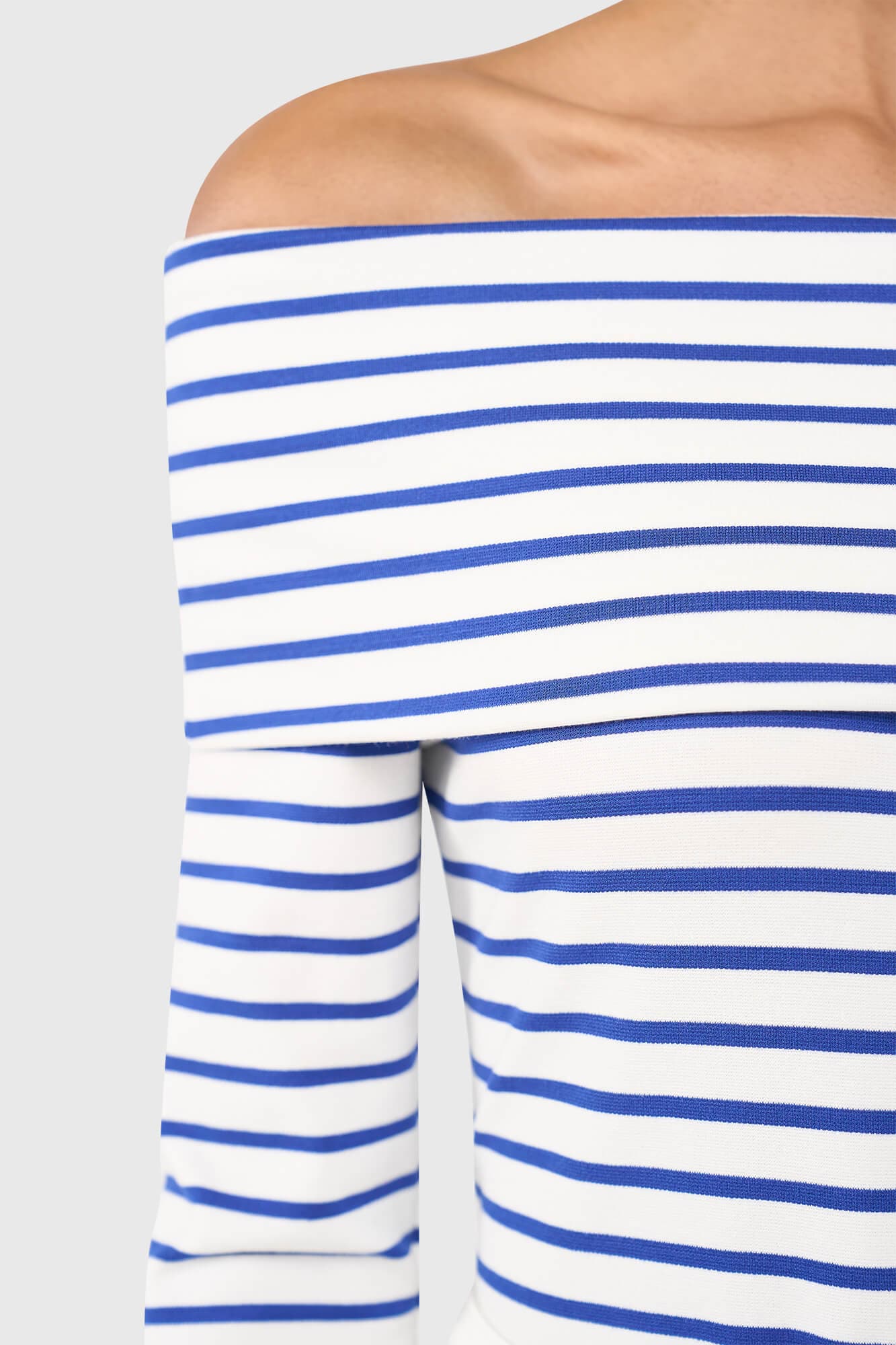 Newton Top Strepen Licht Blauw - 3