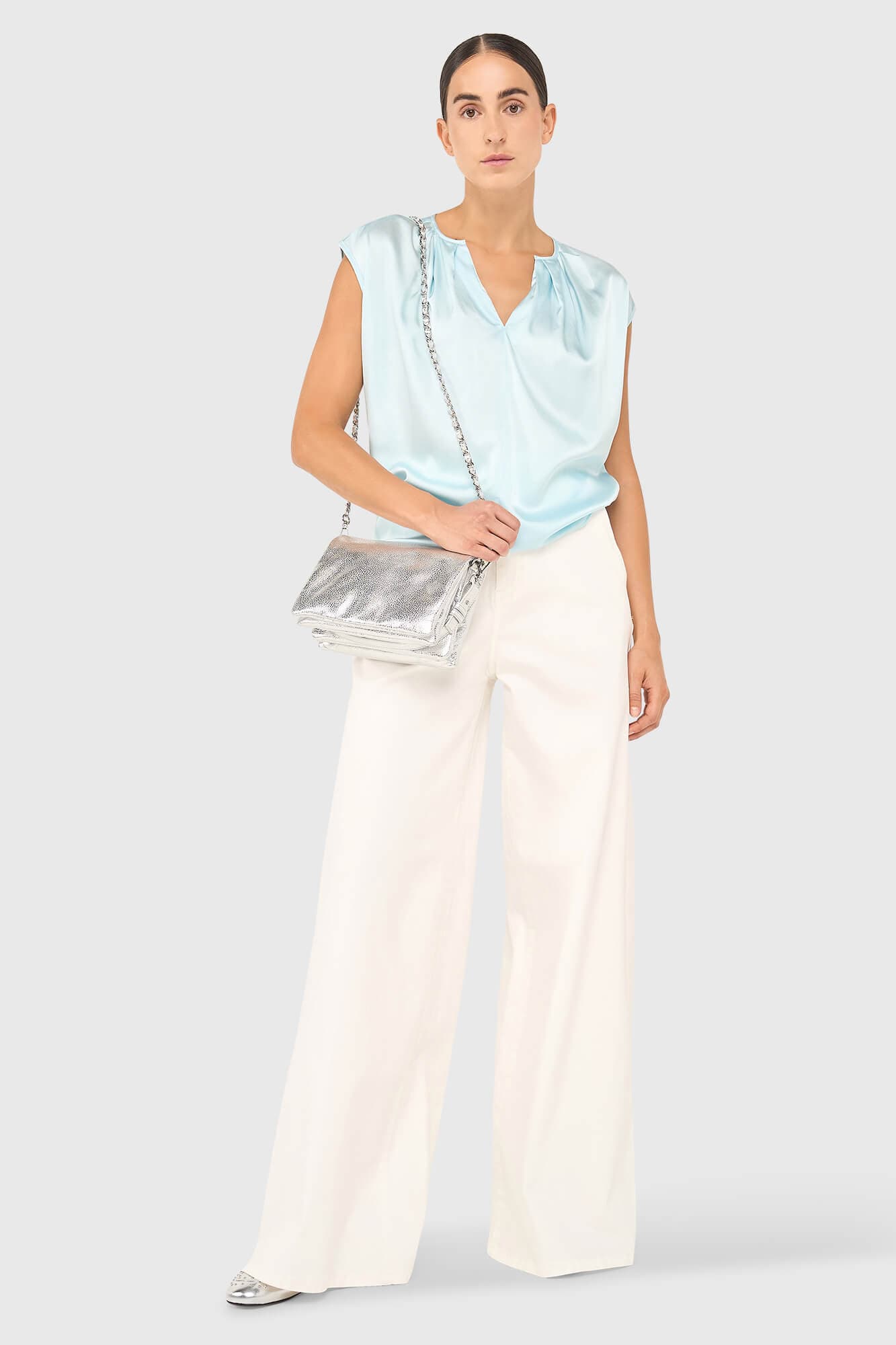 Ross Top Licht Blauw - 4