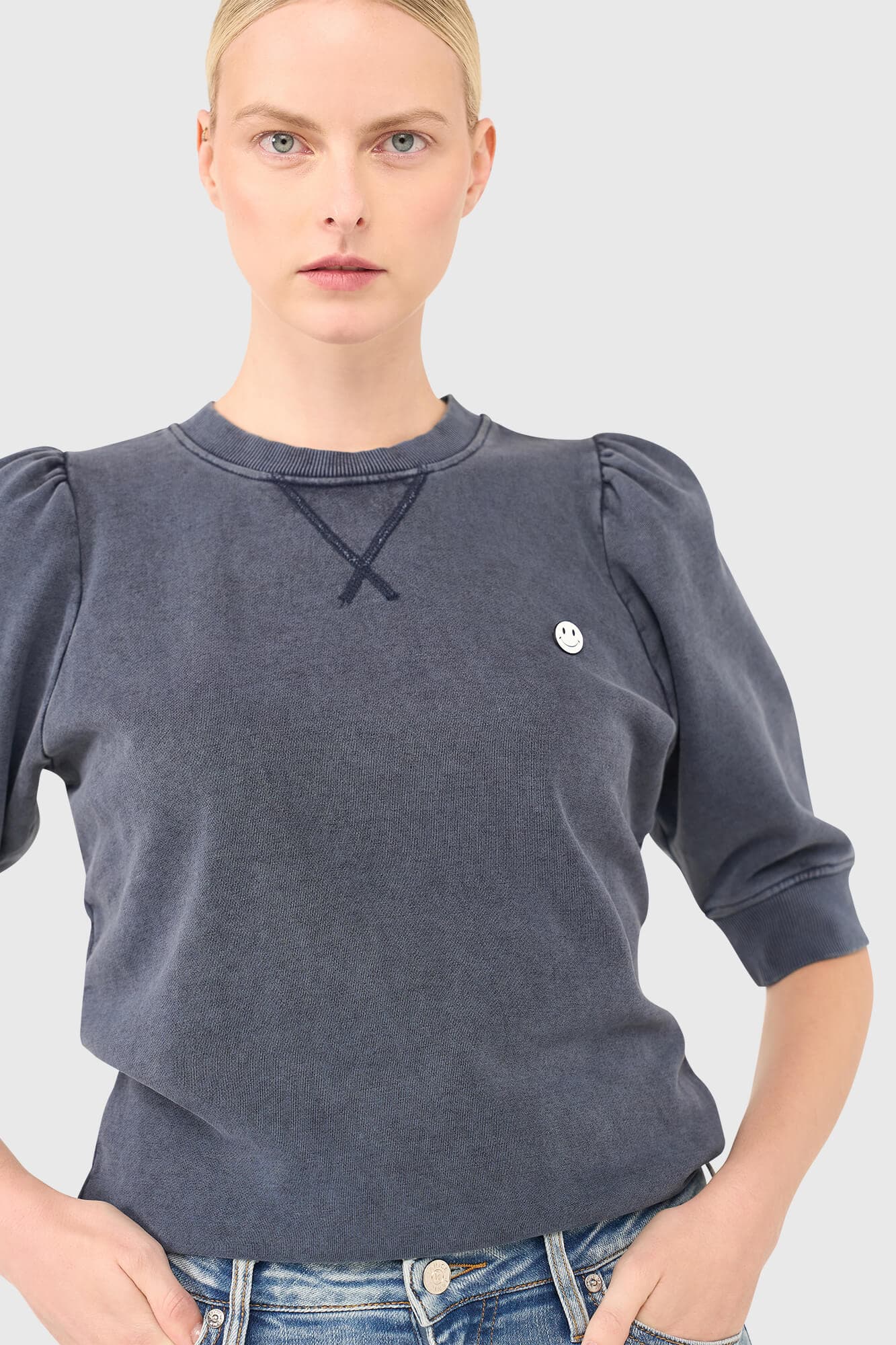 Frank Sweater Donker Blauw - alternatieve afbeelding