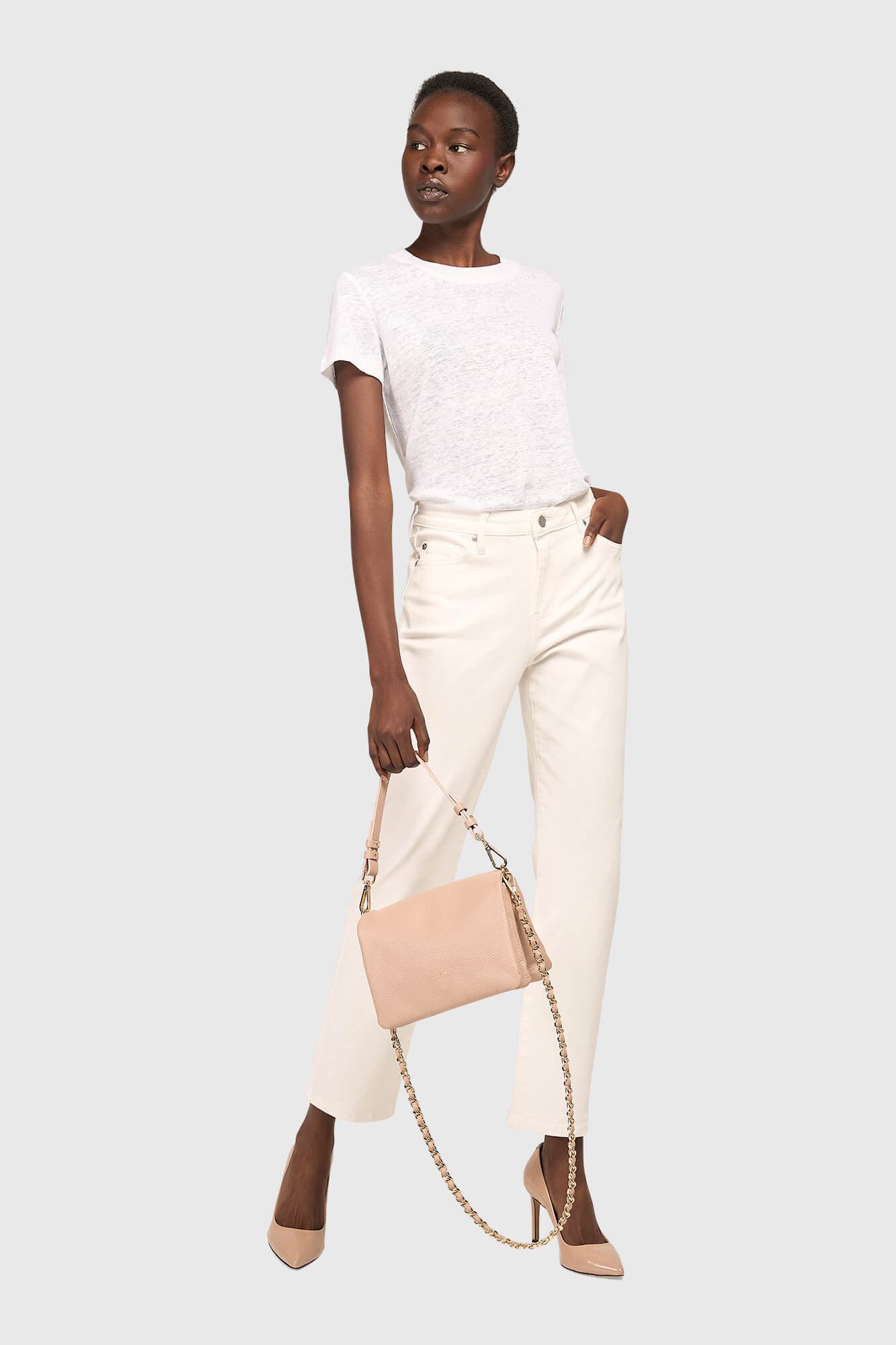 Witte Mom Jeans Cooper Off White 000