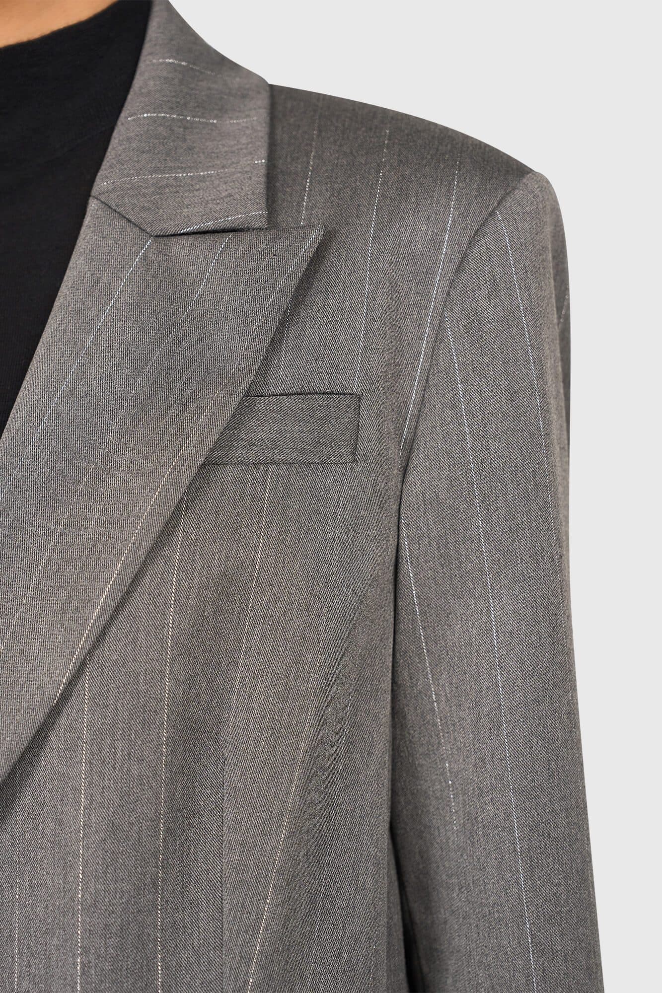 Hank Grijs Streep Lurex - 3