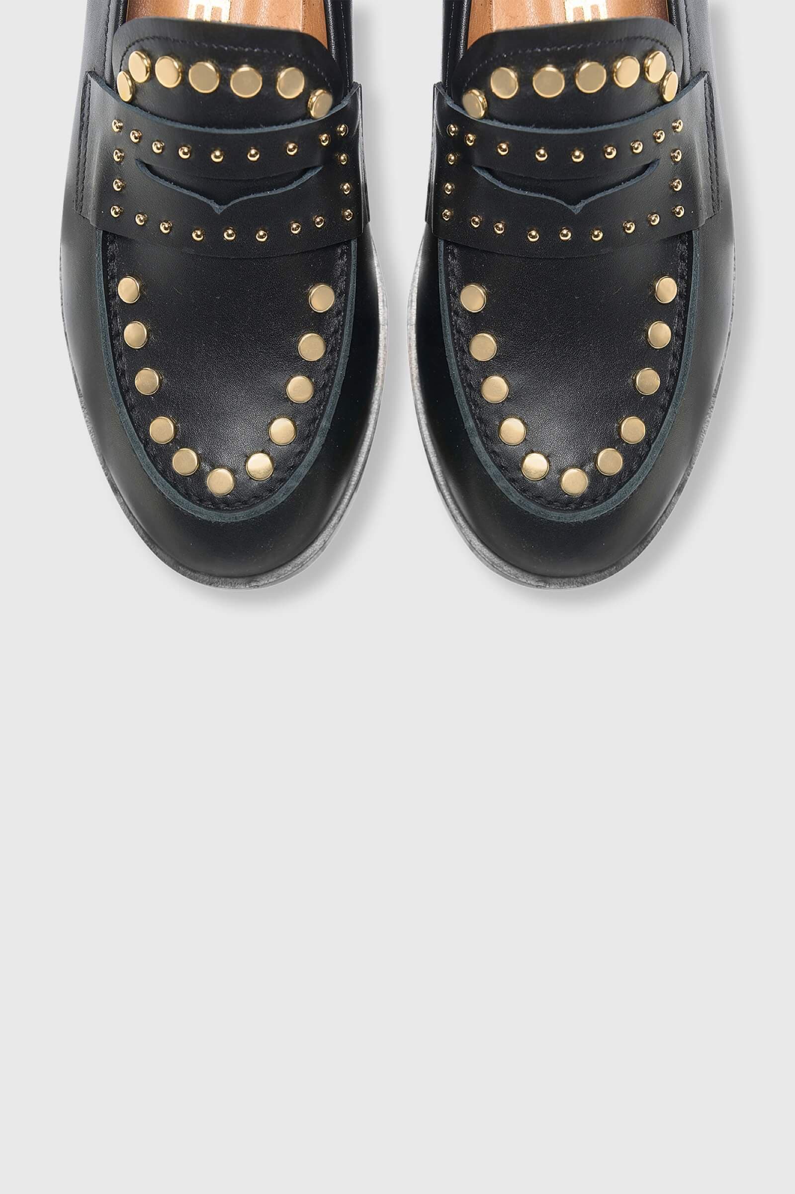 Boy Zwart Goud Studs - alternatieve afbeelding