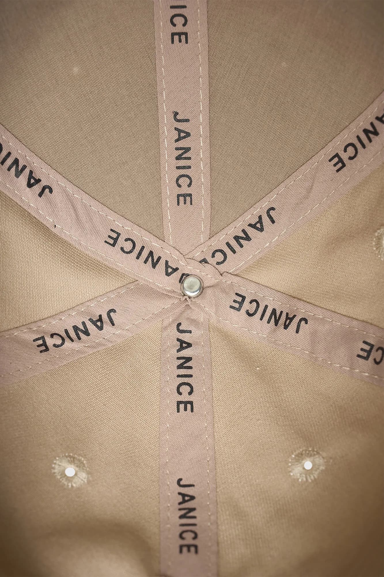 Cap Dames Logo Jeff Beige