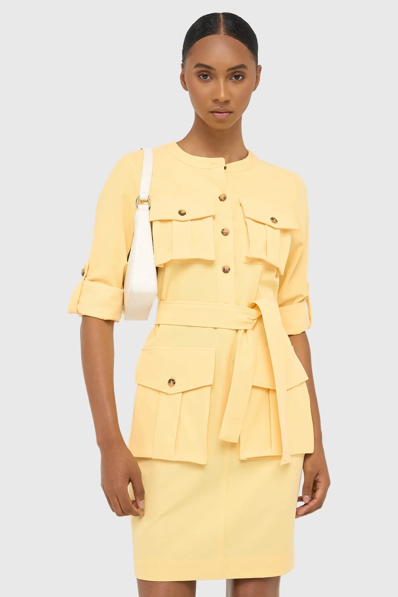 Gele Jurk Zakken Alvin - alternatieve afbeelding