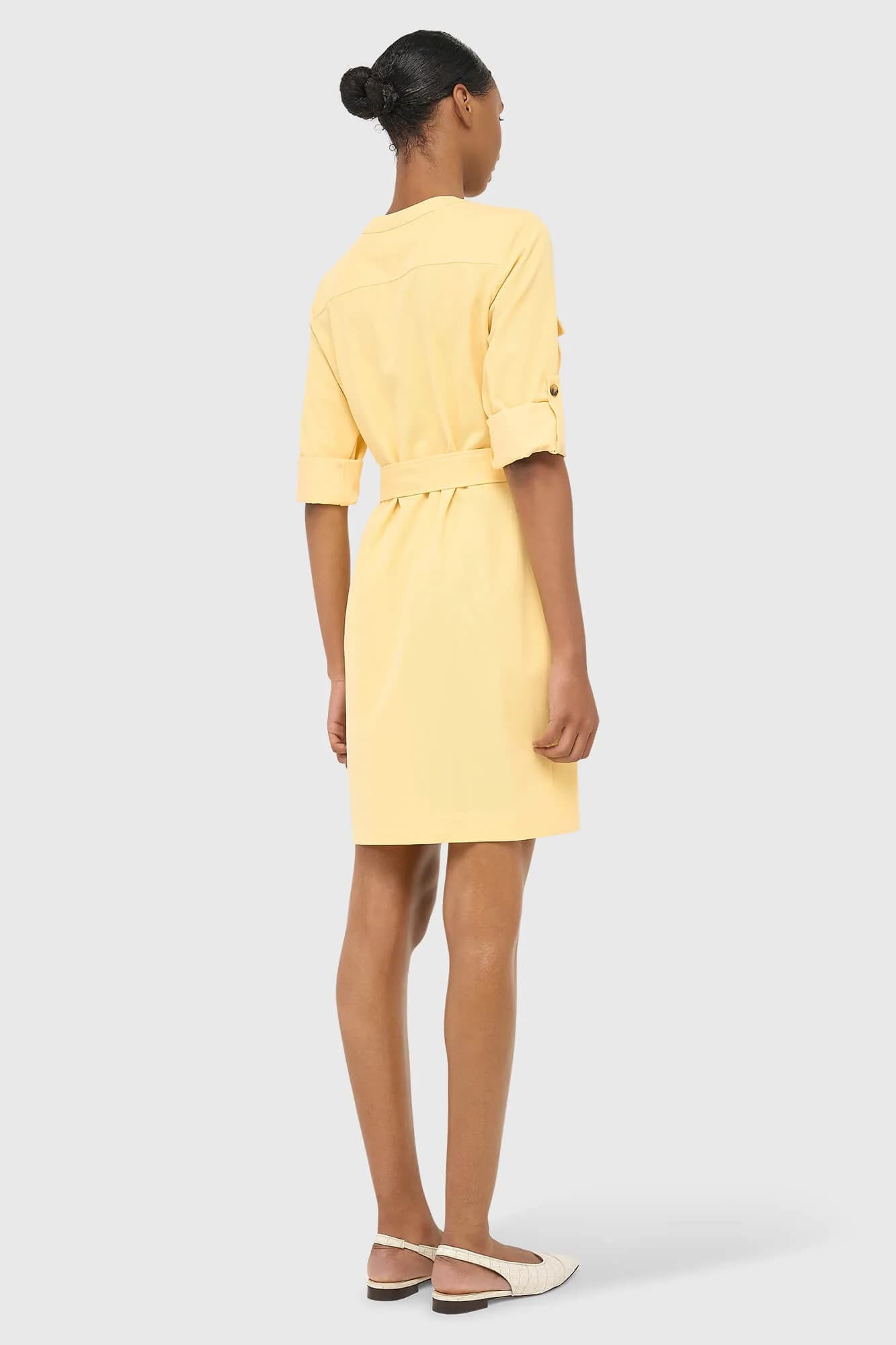 Gele Jurk Zakken Alvin - 3