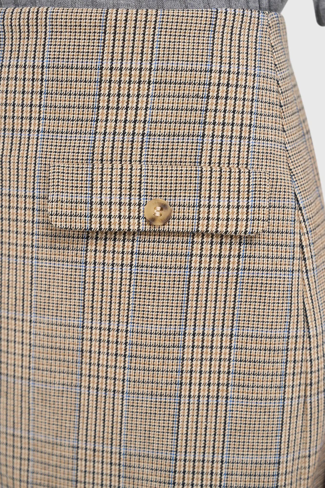 Rok Kort Ruiten Nade Beige - 4